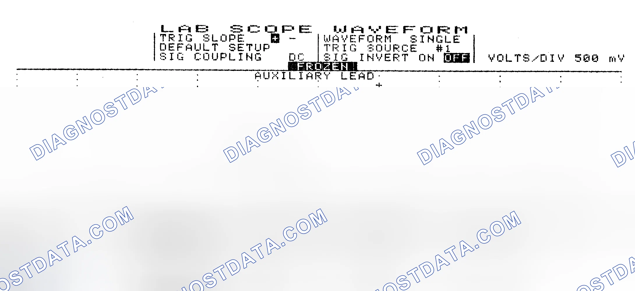 Scheme 10: Single Injector w/Excessive Current Flow - Current Pattern