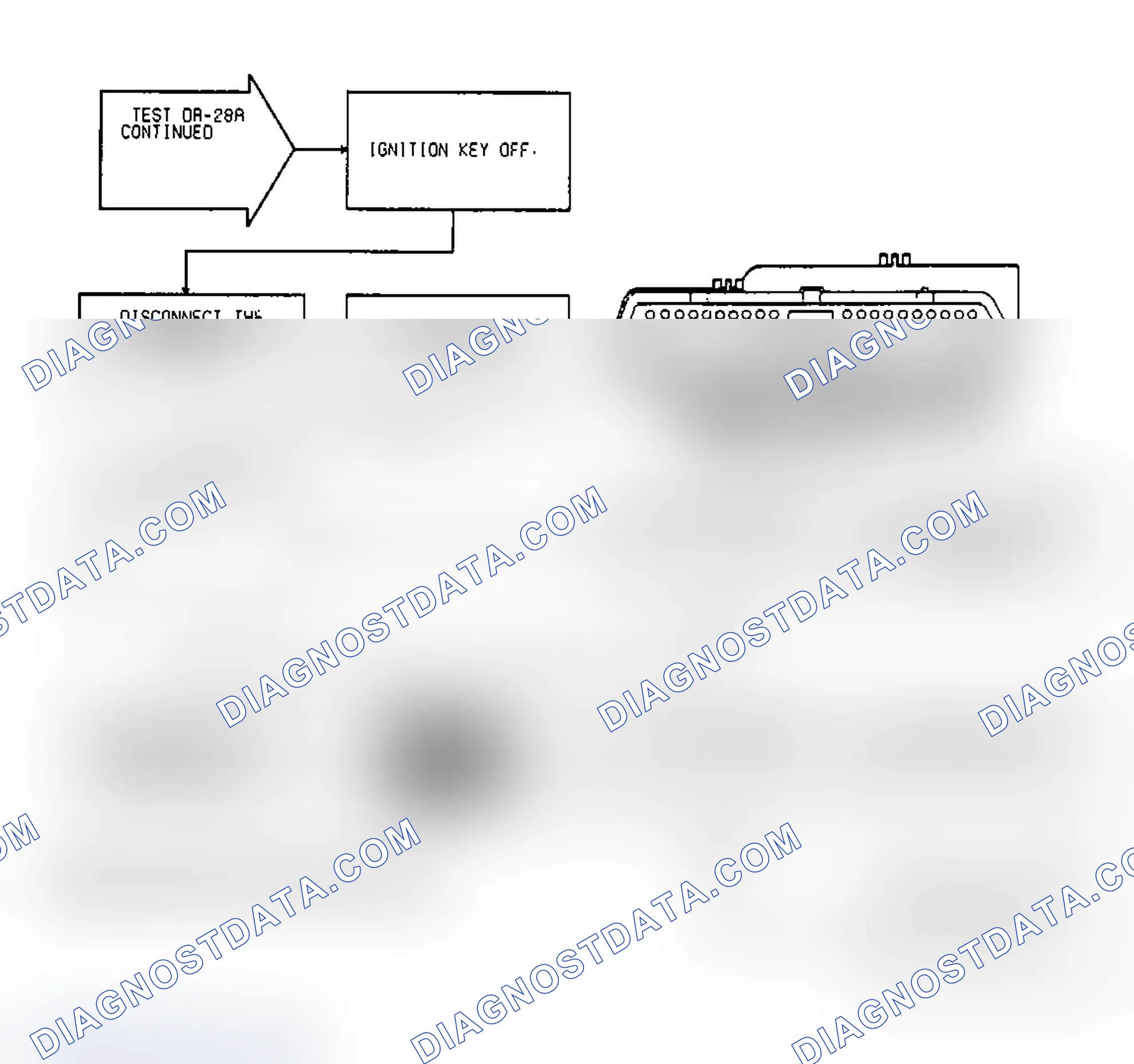 Scheme 498: Test DR-28A Code 61, Diagnostic Flow Chart (3 of 3)