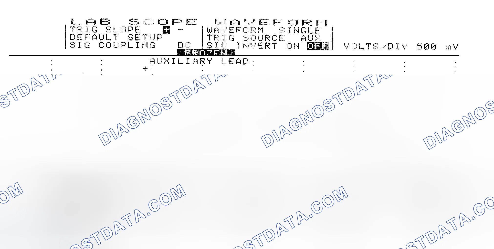 Scheme 14: Single Injector w/Excessive Current Flow - Current Pattern