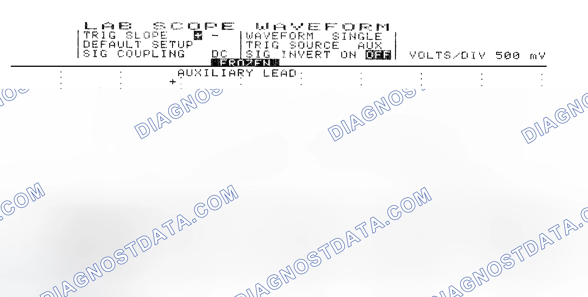 Scheme 14: Single Injector w/Excessive Current Flow - Current Pattern