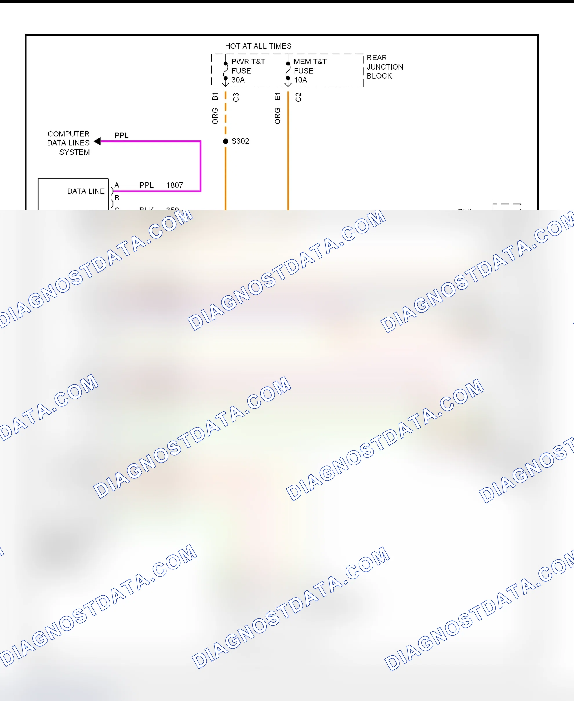 Scheme 20: Memory Power Tilt & Telescoping Steering Column System Wiring Diagram (Seville)