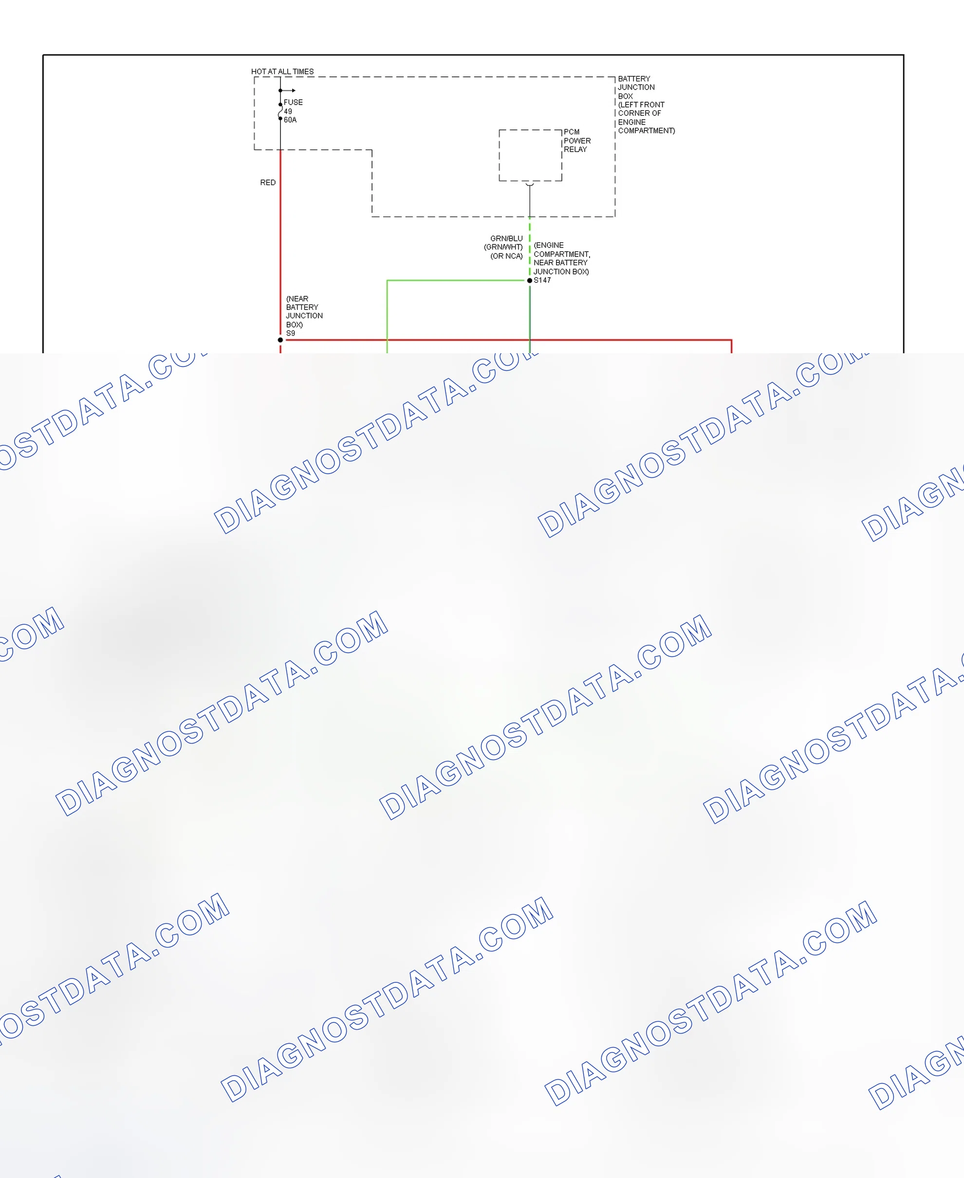 Scheme 30: Electric Cooling Fan Wiring Diagram (Cougar)
