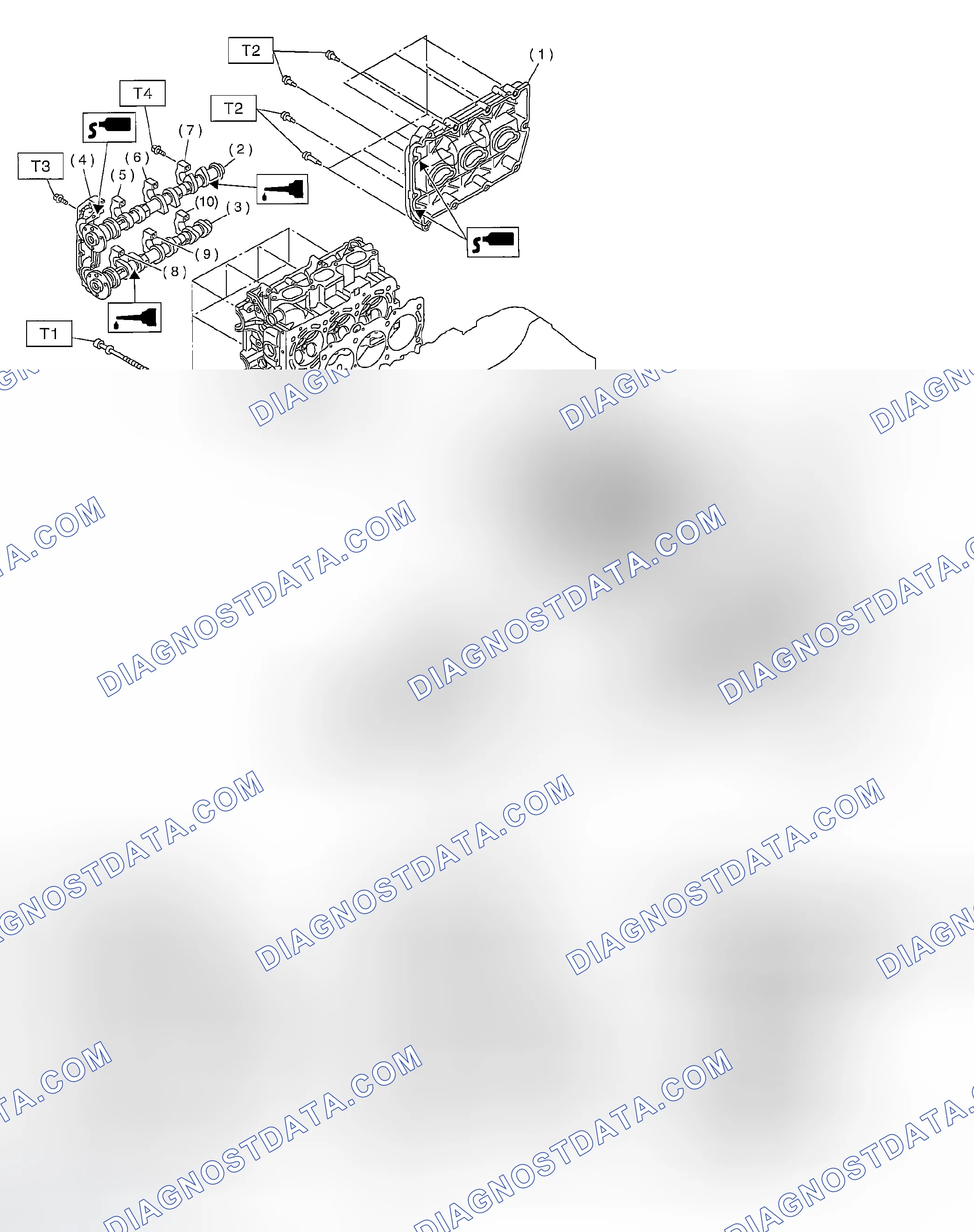 Scheme 299: CYLINDER HEAD AND CAMSHAFT