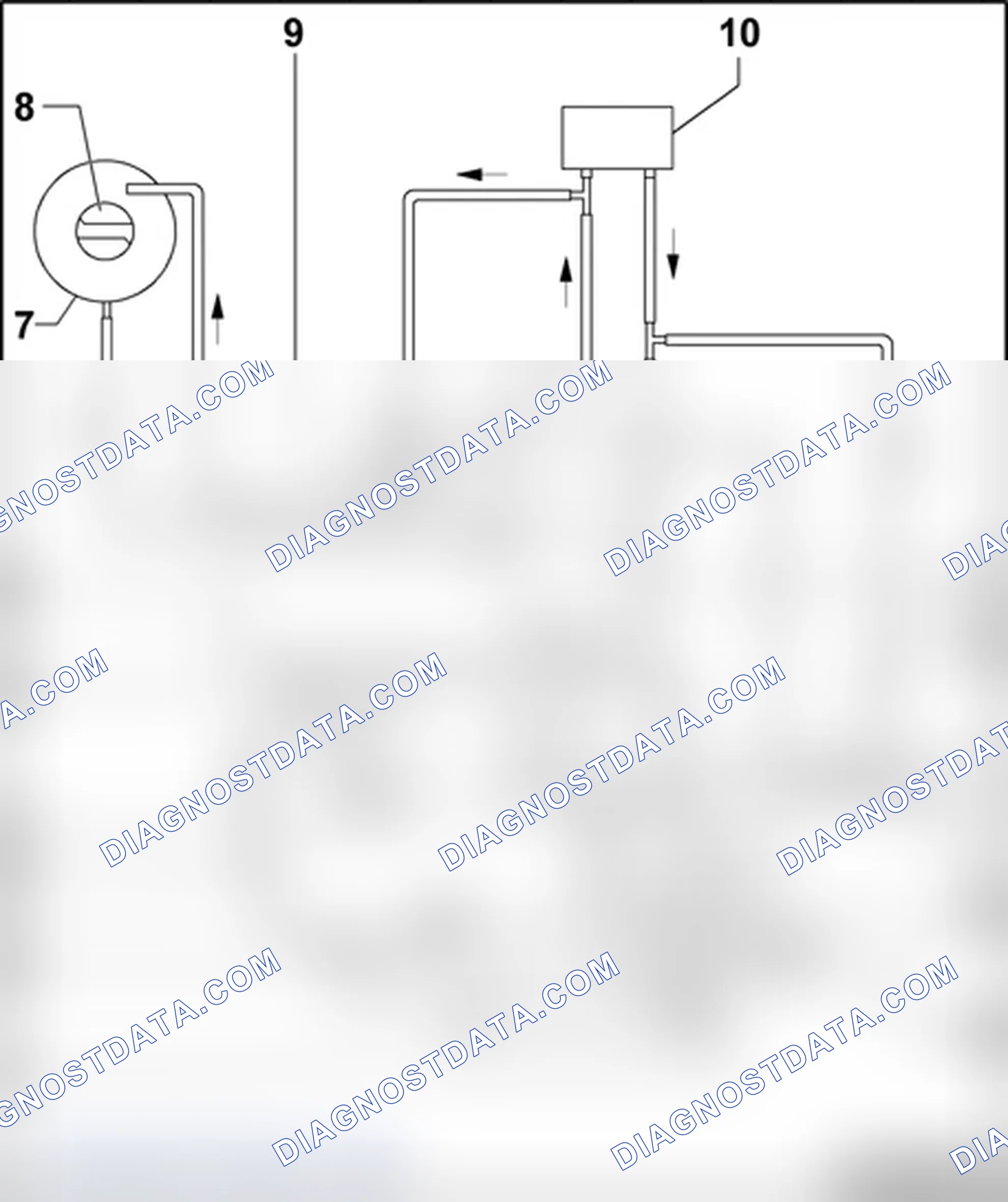 Scheme 204: Cooling system, component overview