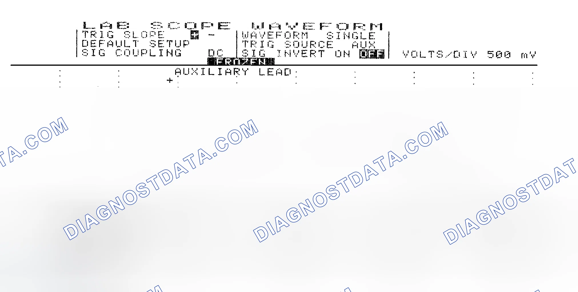 Scheme 14: Single Injector w/Excessive Current Flow - Current Pattern