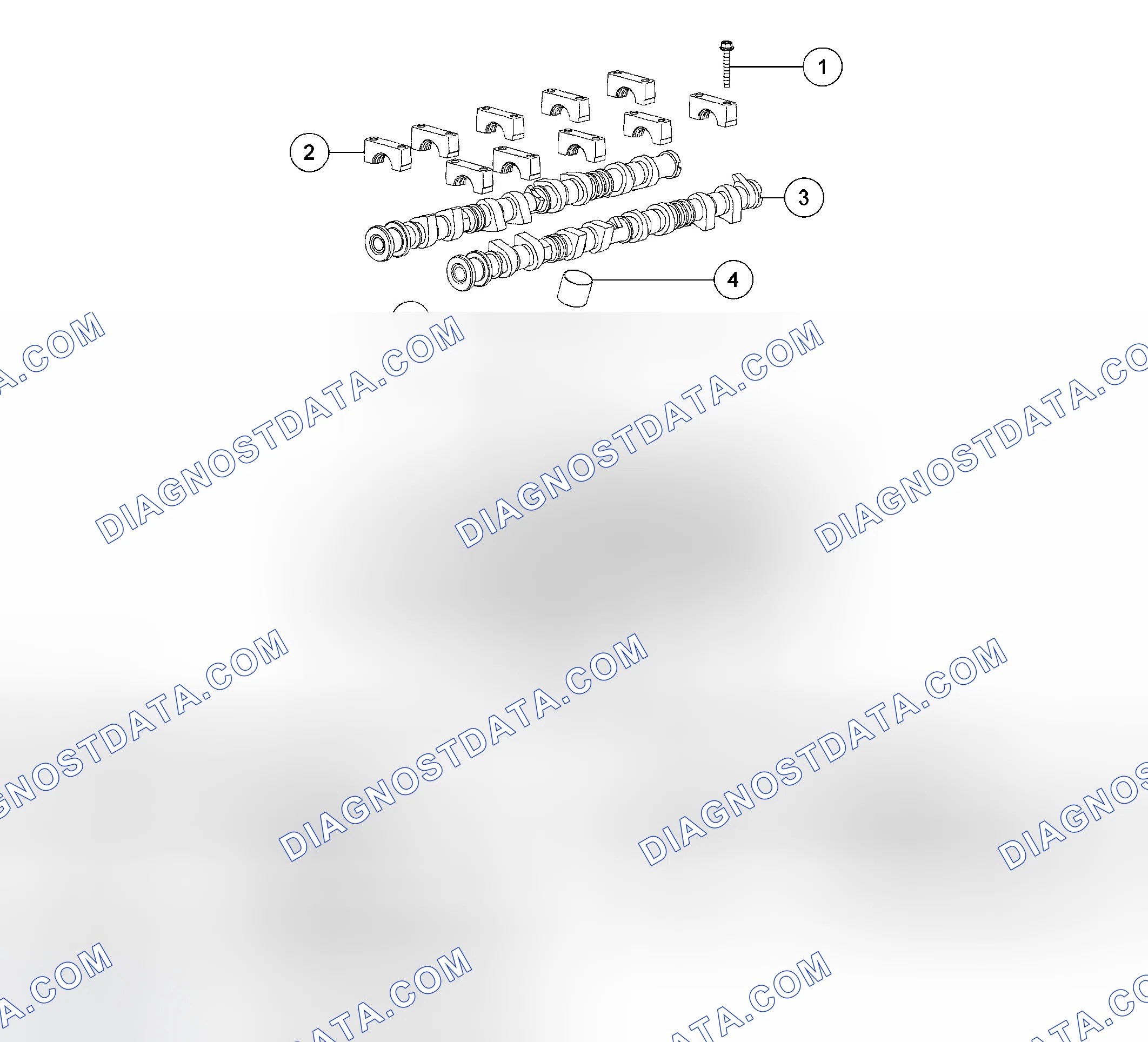 Scheme 459: Valve Train Components - Exploded View