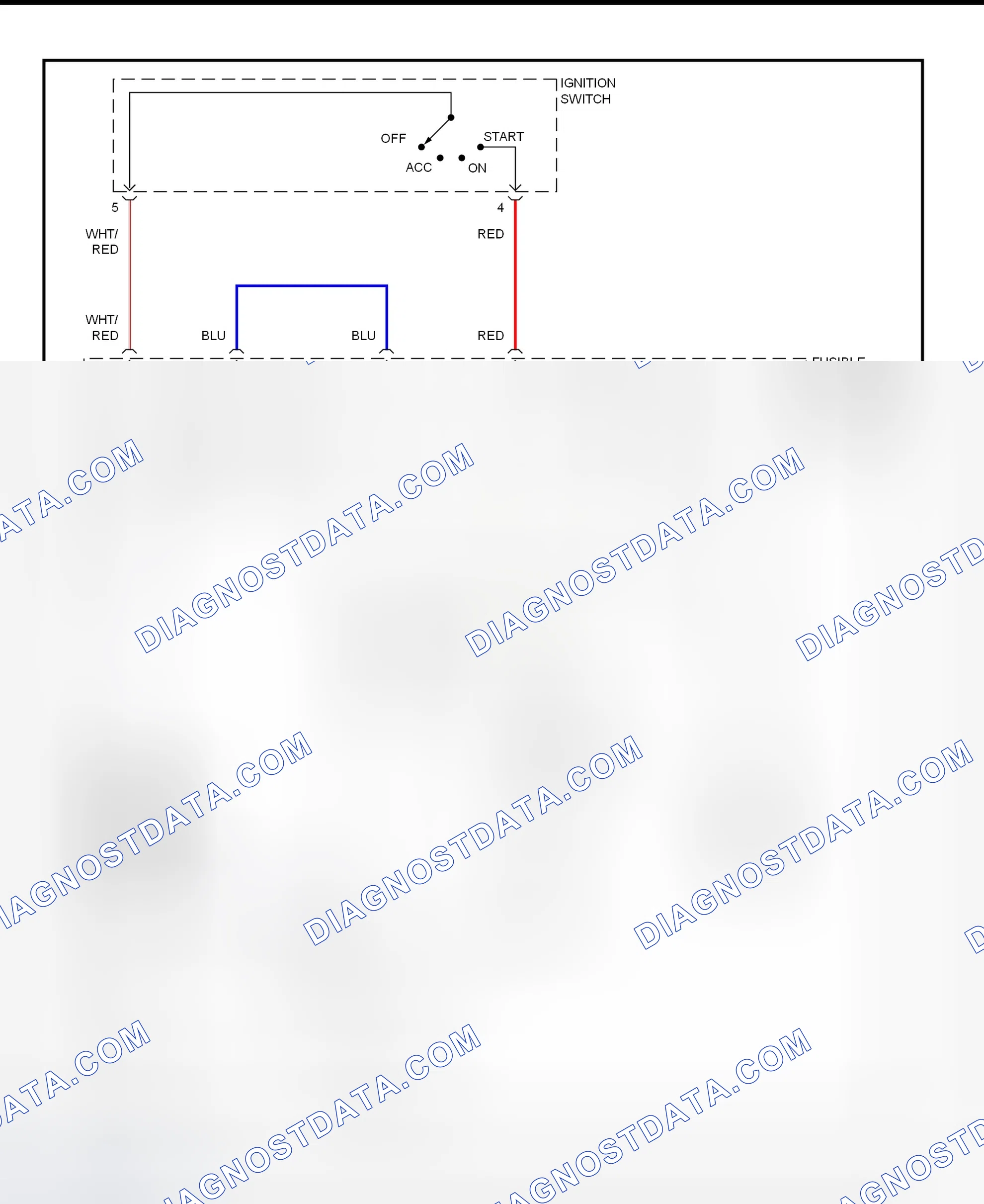 Fig. 27: Starting System Wiring Diagram (MR2)