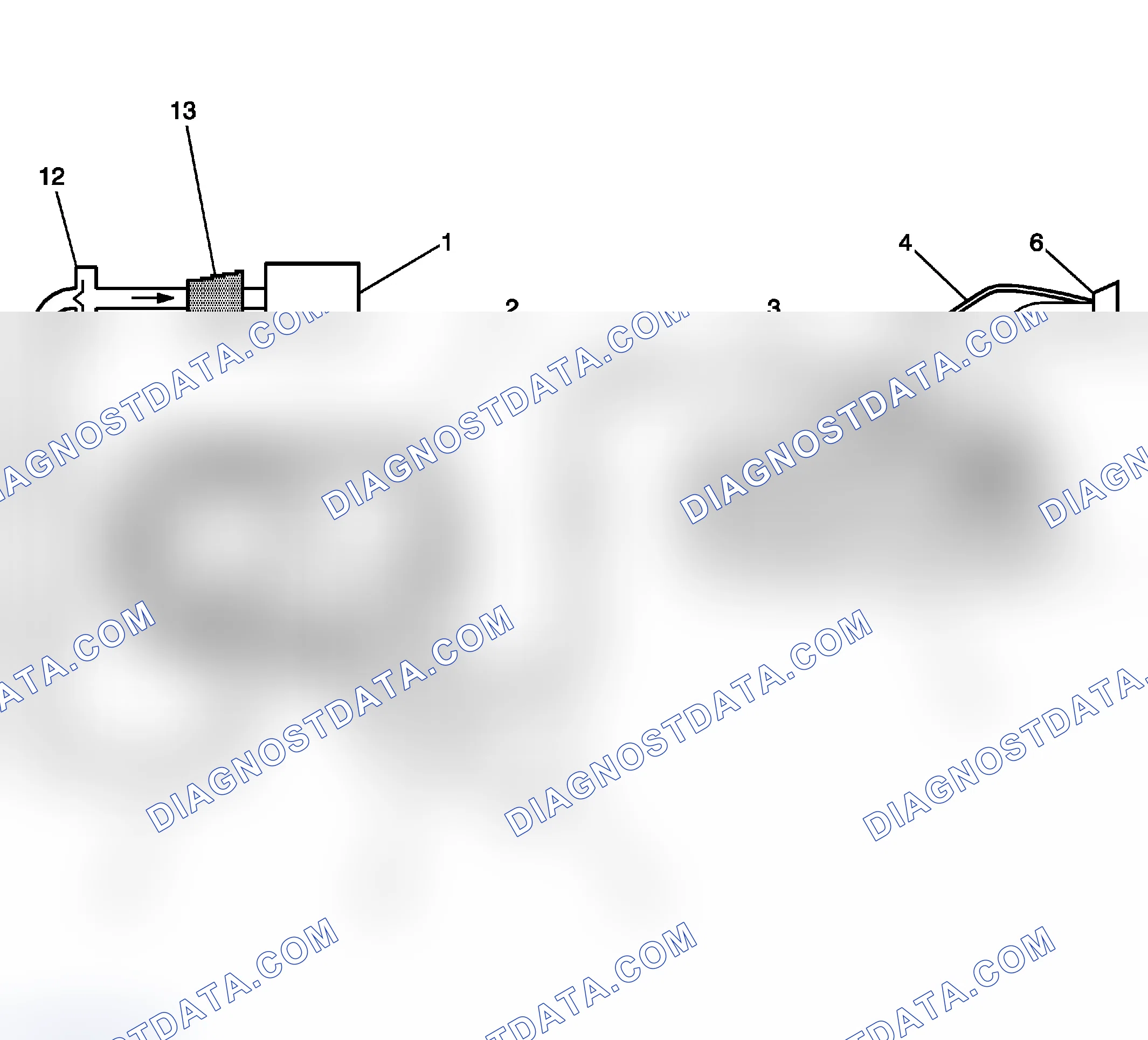 Scheme 200: Typical Evaporative Emission (EVAP) System Hose Routing Diagram