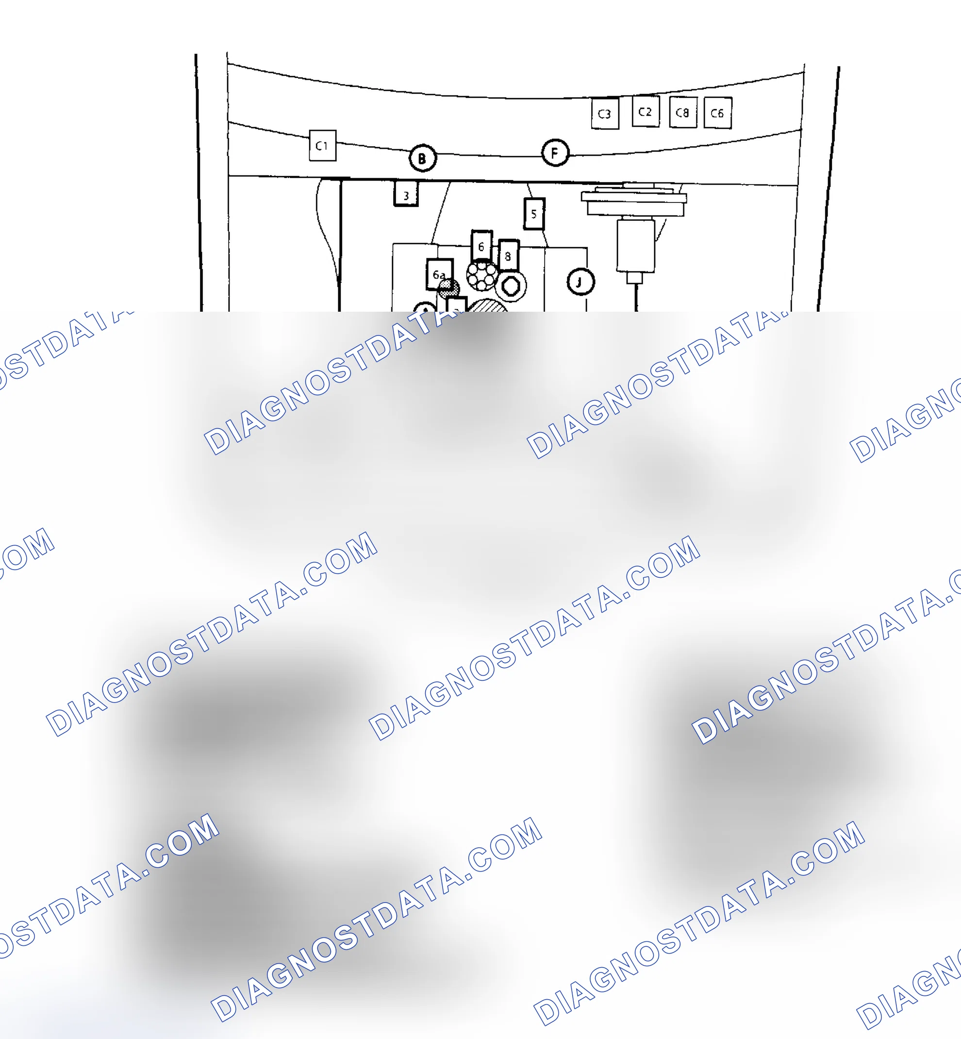 Scheme 56: Component Locations for "C/K" Series 4.3L