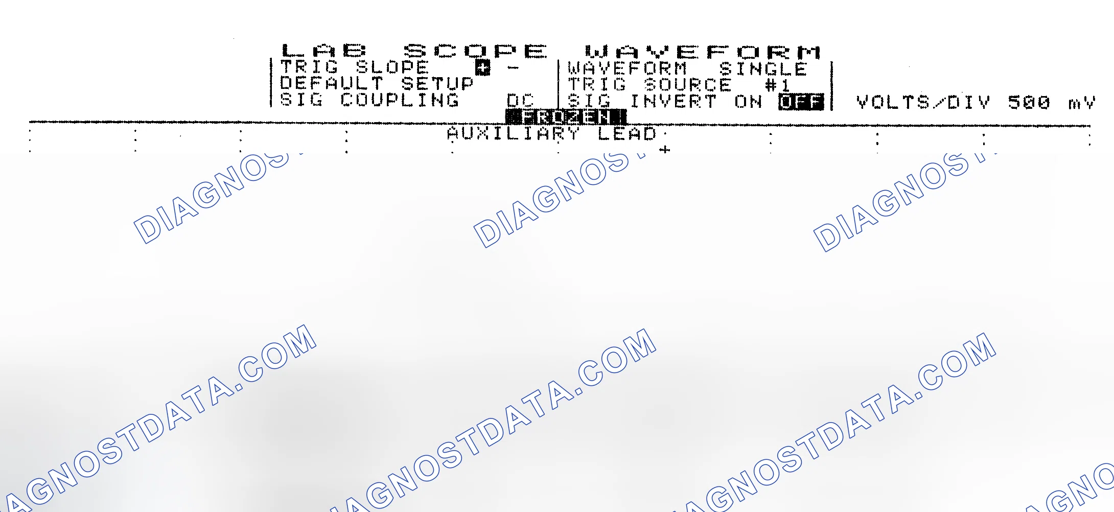 Scheme 10: Single Injector w/Excessive Current Flow - Current Pattern