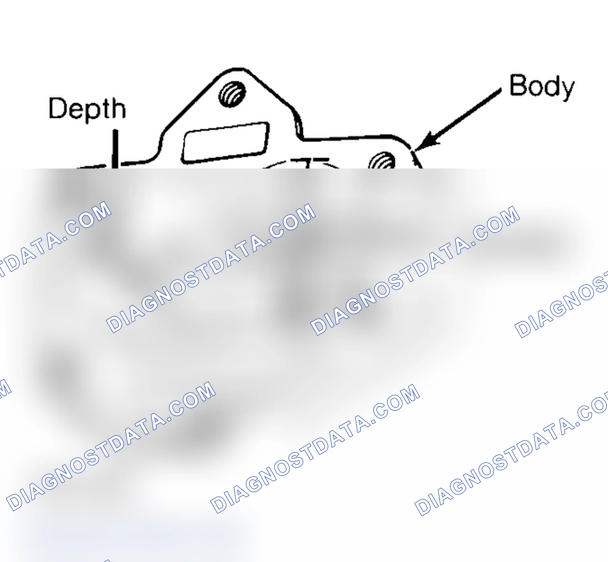 Scheme 35: Measuring Oil Pump Gear Cavity