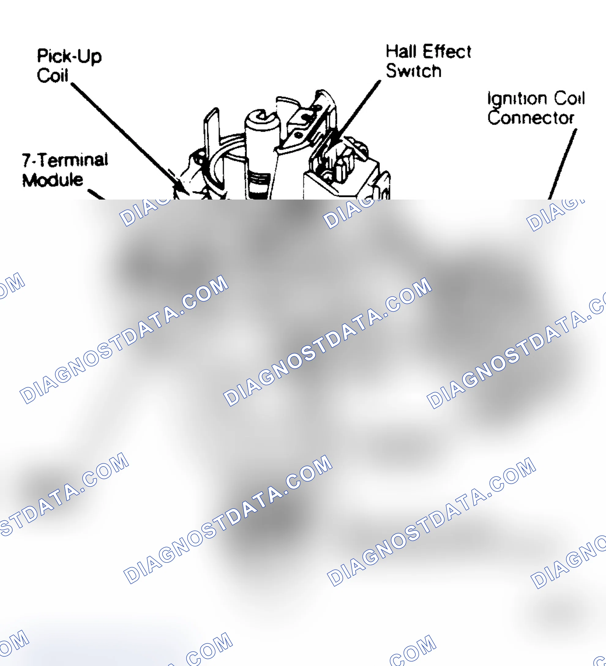 Scheme 2: HEI (EST) Distributor with Hall Effect Switch External coil model is shown.