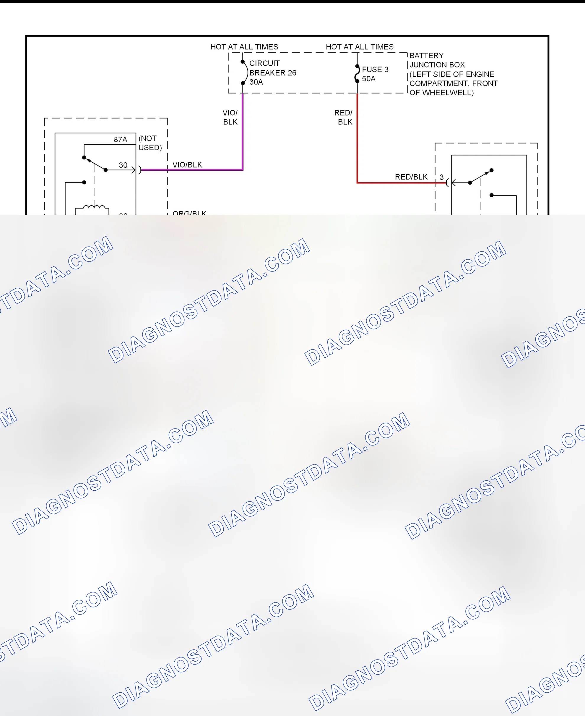 Scheme 32: Electric Cooling Fan Wiring Diagram (Town Car)