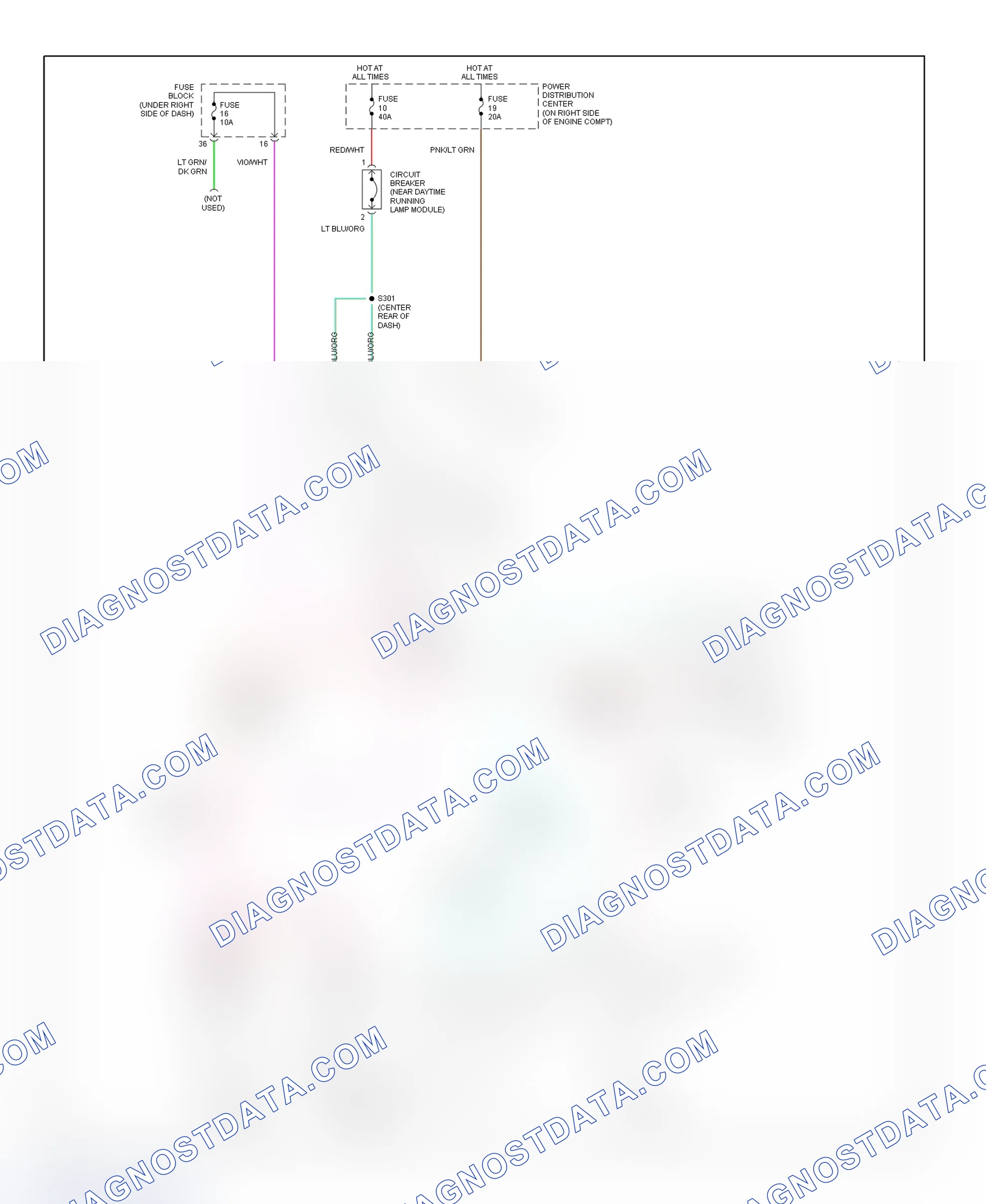 Scheme 6: Headlight System Wiring Diagram (Wrangler)