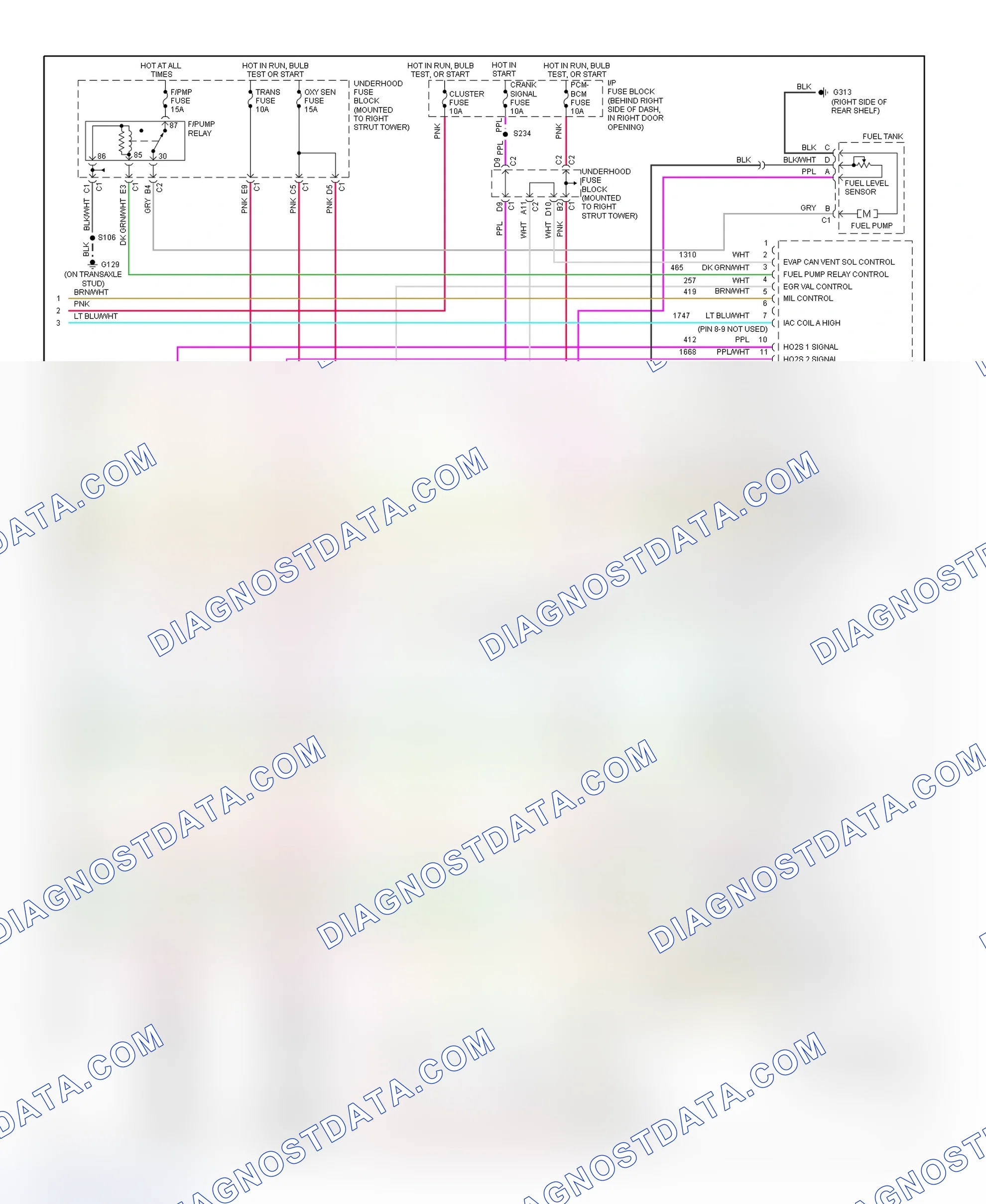 Scheme 49: PCM Wiring Diagram (Century - 3.1L - 4 Of 4)