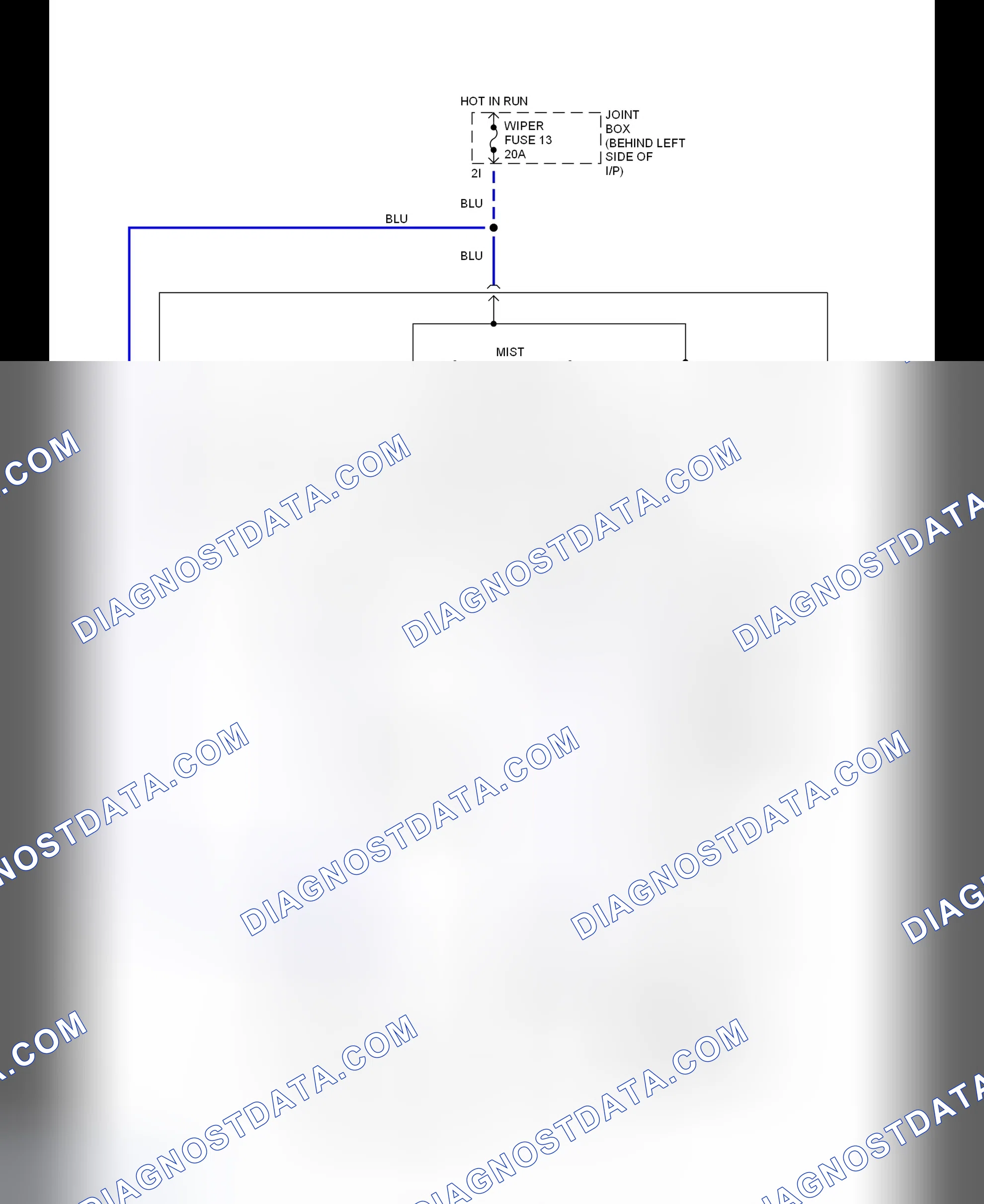 Fig. 2: Wiper/Washer System (MX-6)