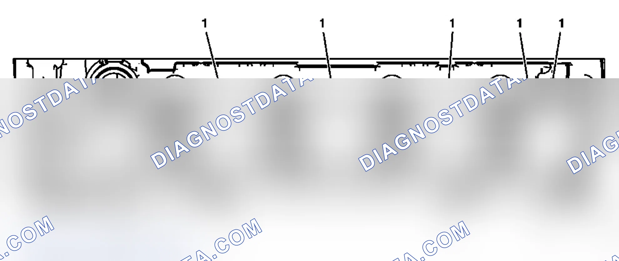 Scheme 19: Cylinder Head - Intake Manifold Deck View