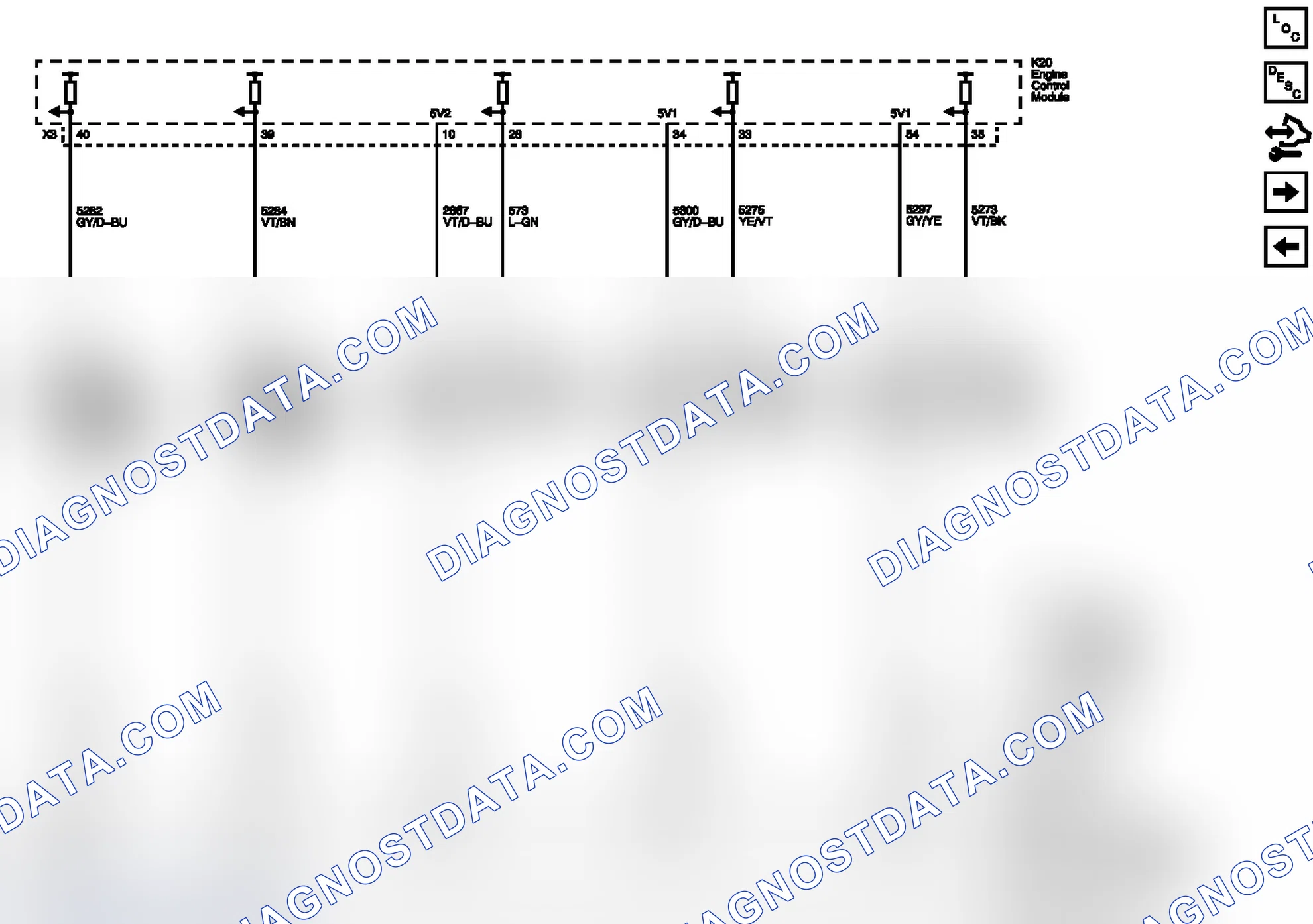 Scheme 58: Engine Controls Wiring Schematics