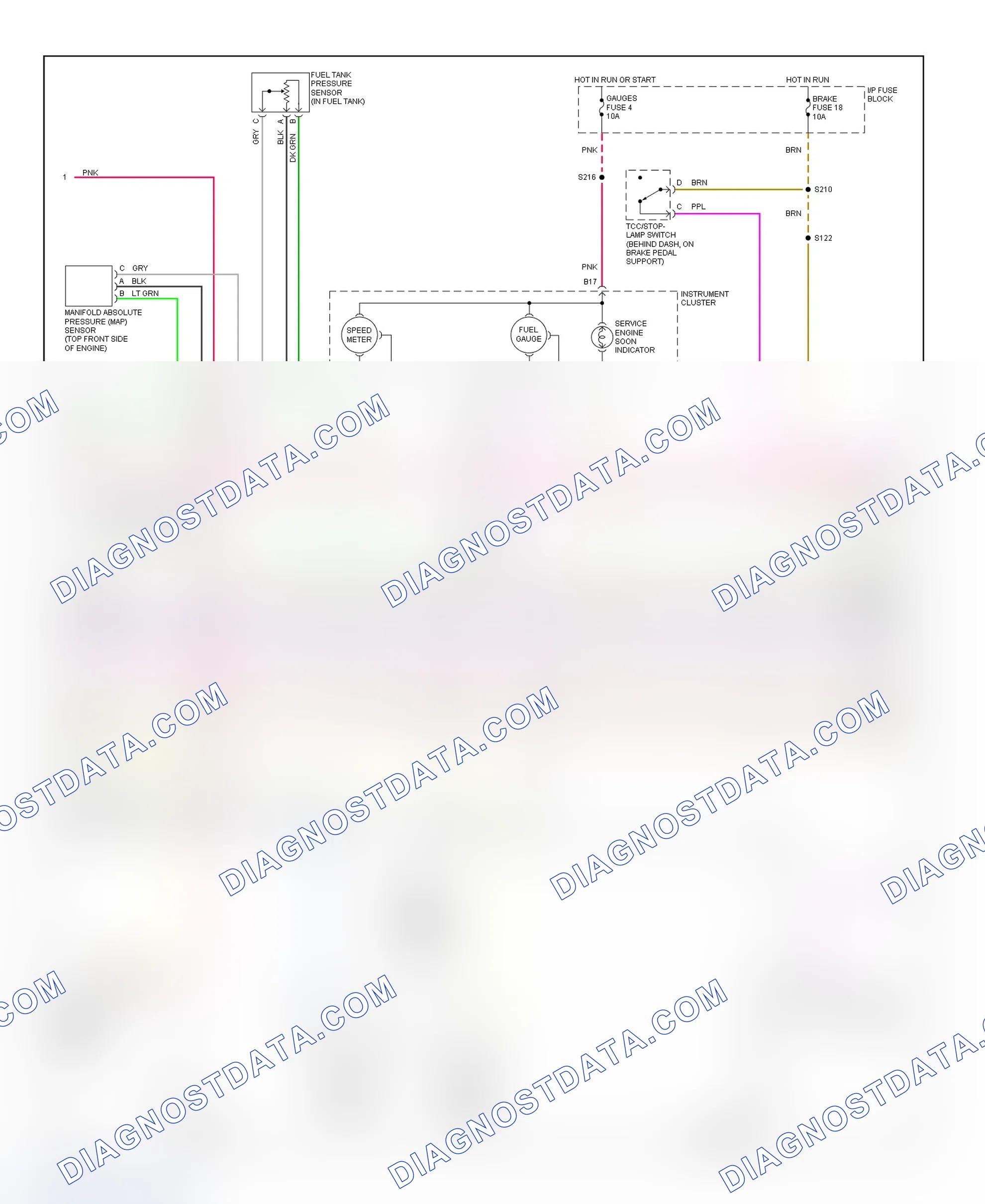 Scheme 68: PCM Wiring Diagram (Chevy Express & Savana - 7.4L - 3 Of 4)