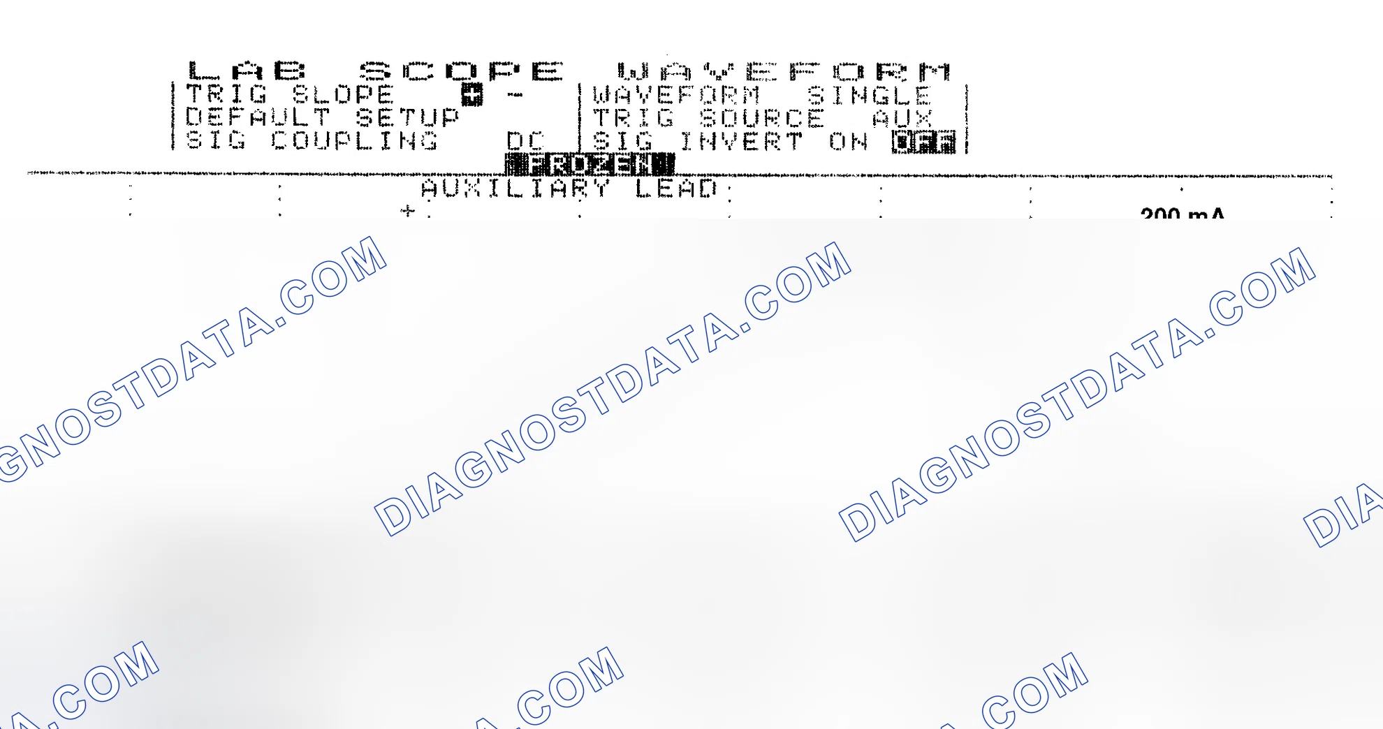 Scheme 13: Single Injector w/Normal Current Flow - Current Pattern