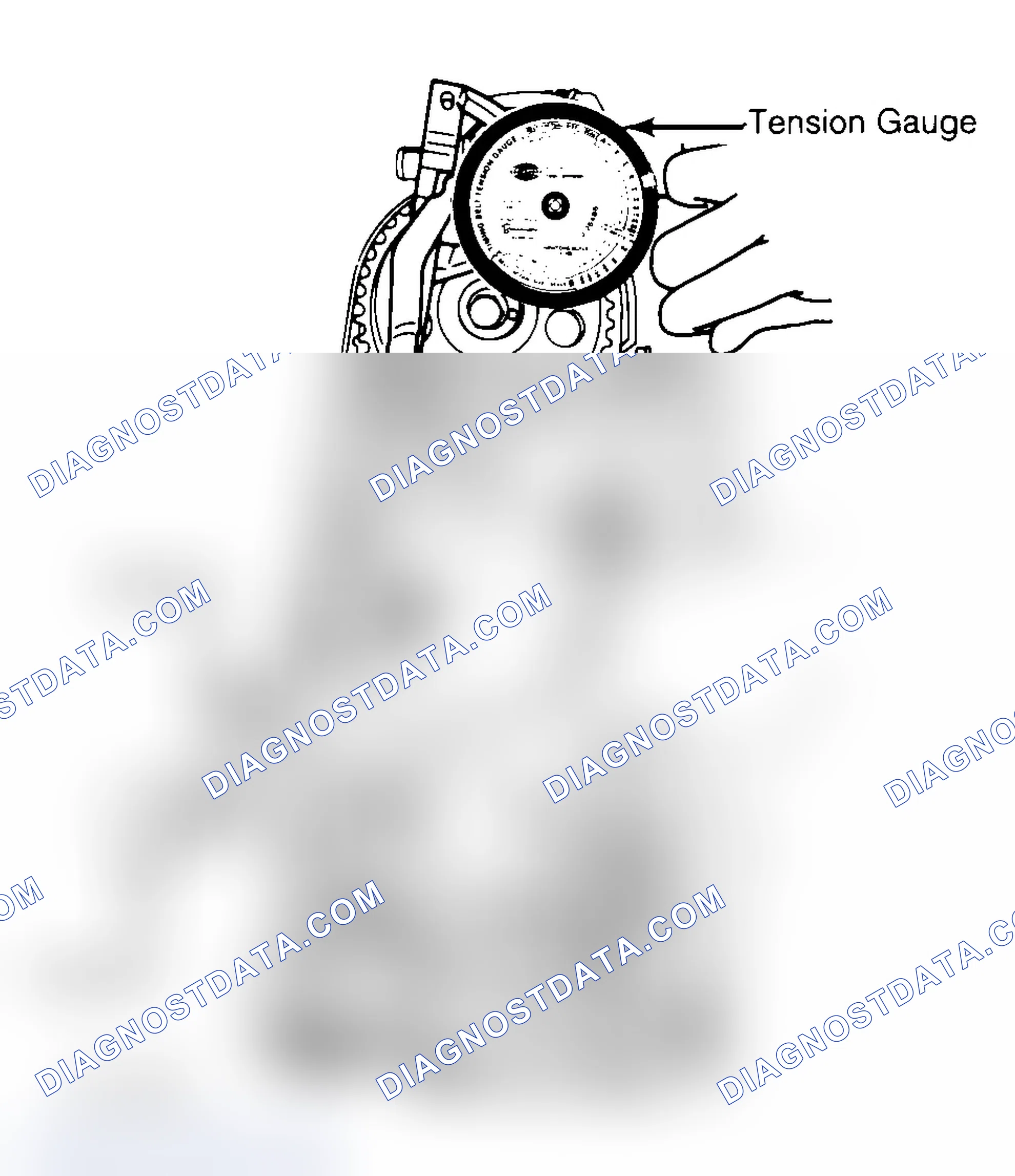 Scheme 28: Adjusting Typical Timing Belt Tension