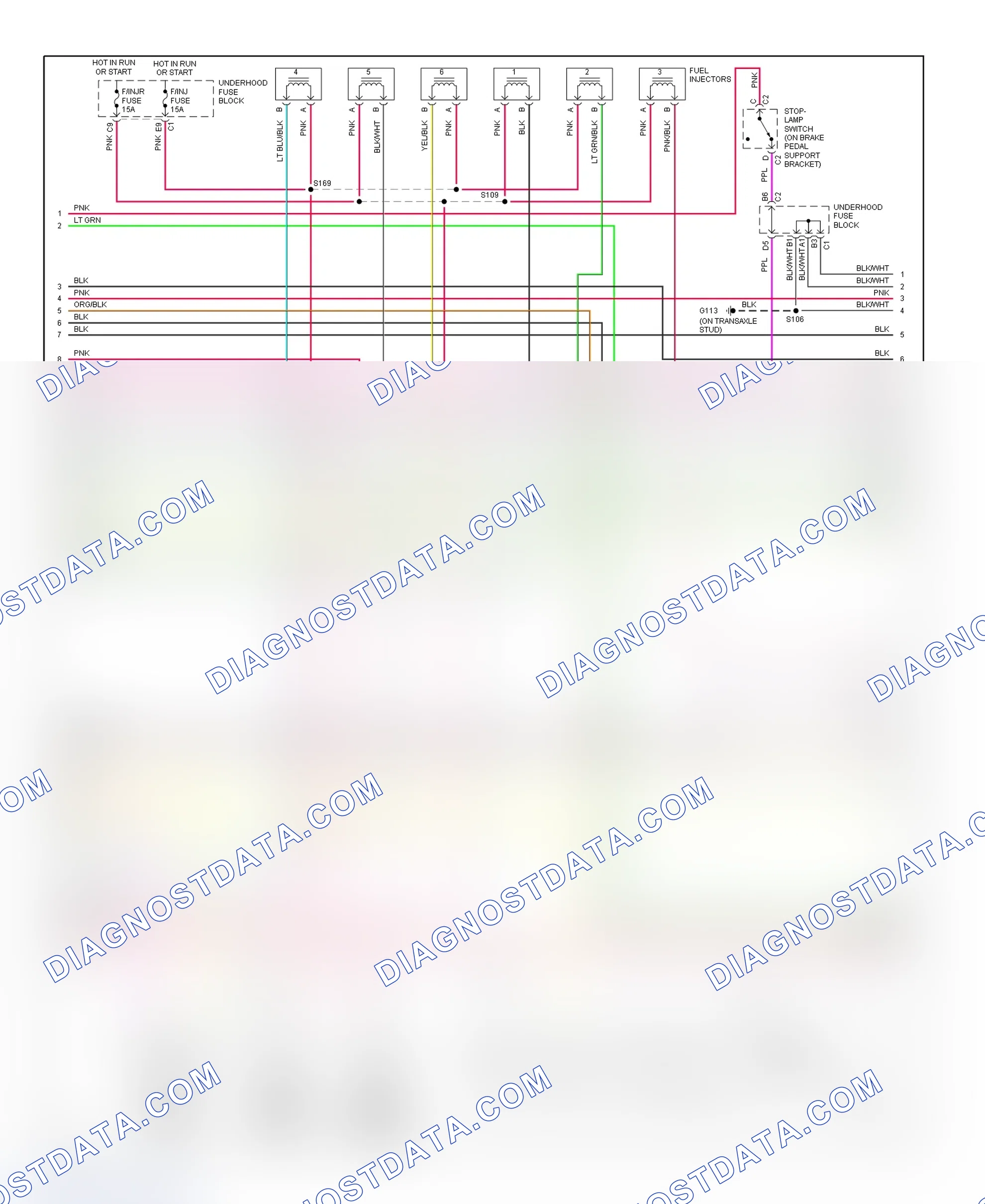 Scheme 176: PCM Wiring Diagram (Intrigue - 3.5L - 2 Of 4)