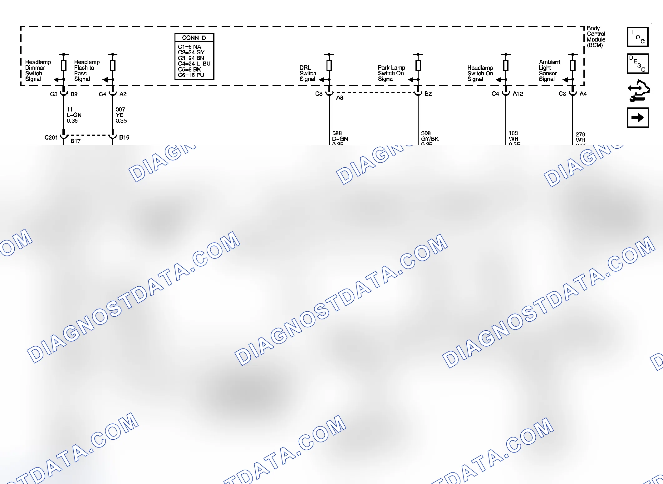 Scheme 1: Headlights/Daytime Running Lights (DRL) Schematics