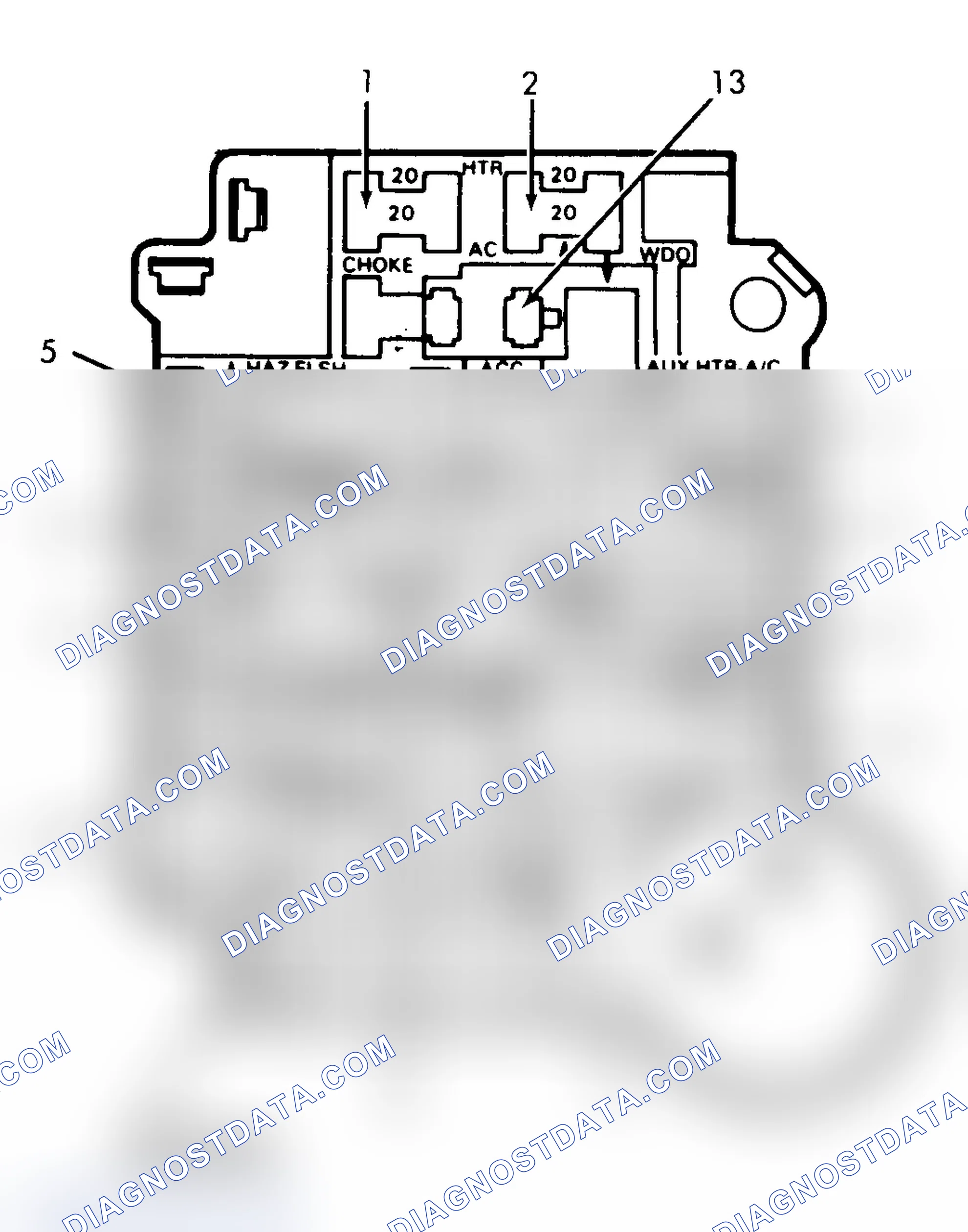 Scheme 38: FUSE PANEL IDENTIFICATION (1983-84)