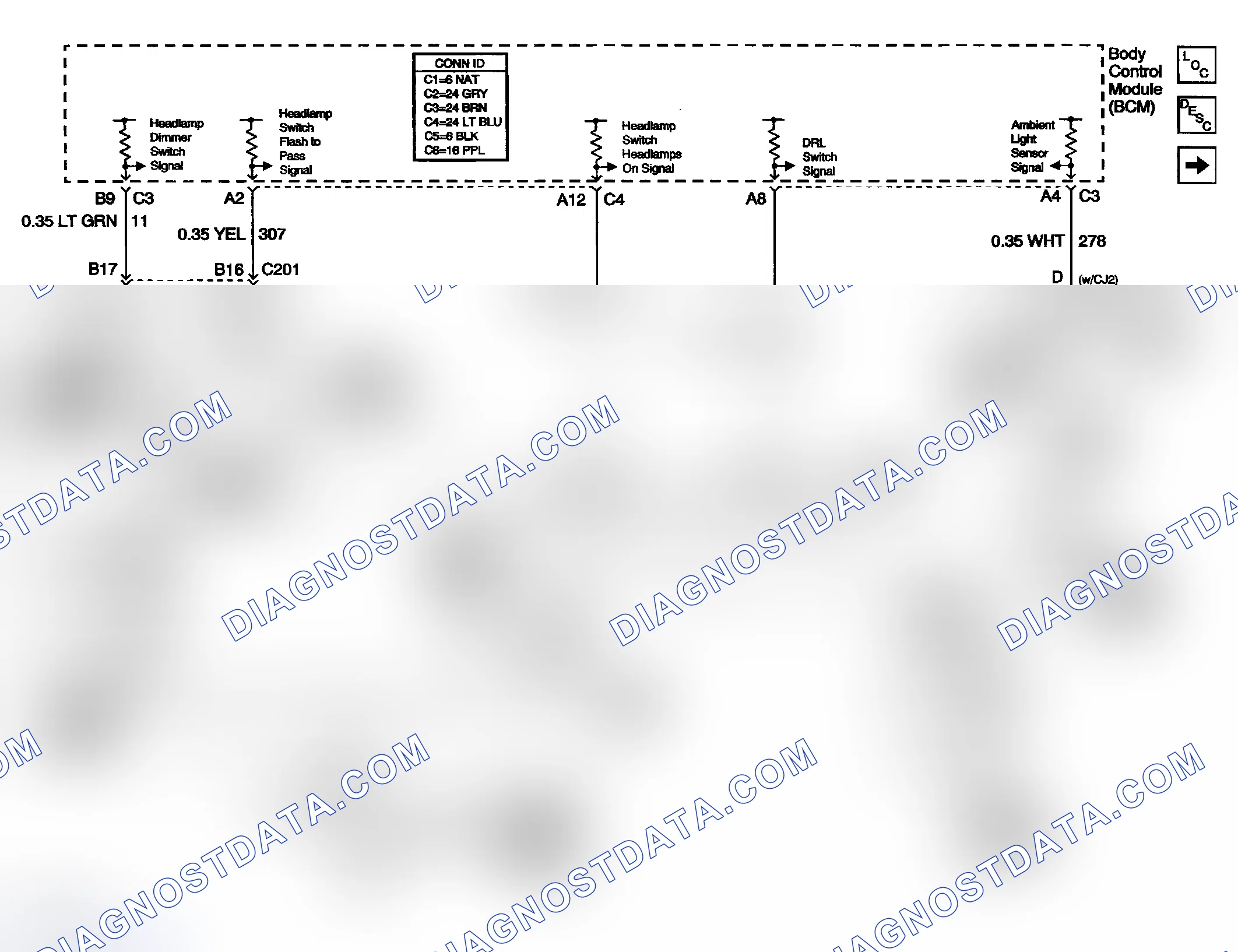 Scheme 1: Headlights/Daytime Running Lights (DRL) Schematics