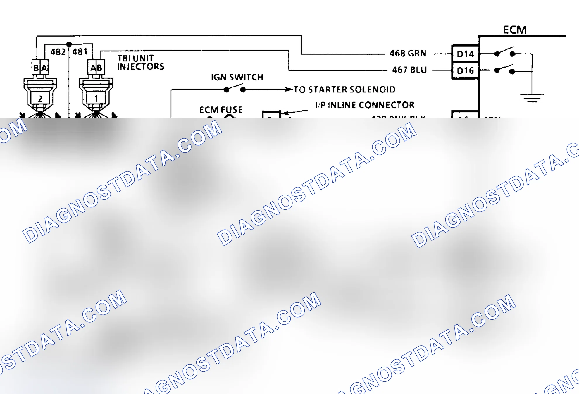 Scheme 120: Code 42 Schematic (All W/ 4L80-E Transmission) Electronic Spark Timing