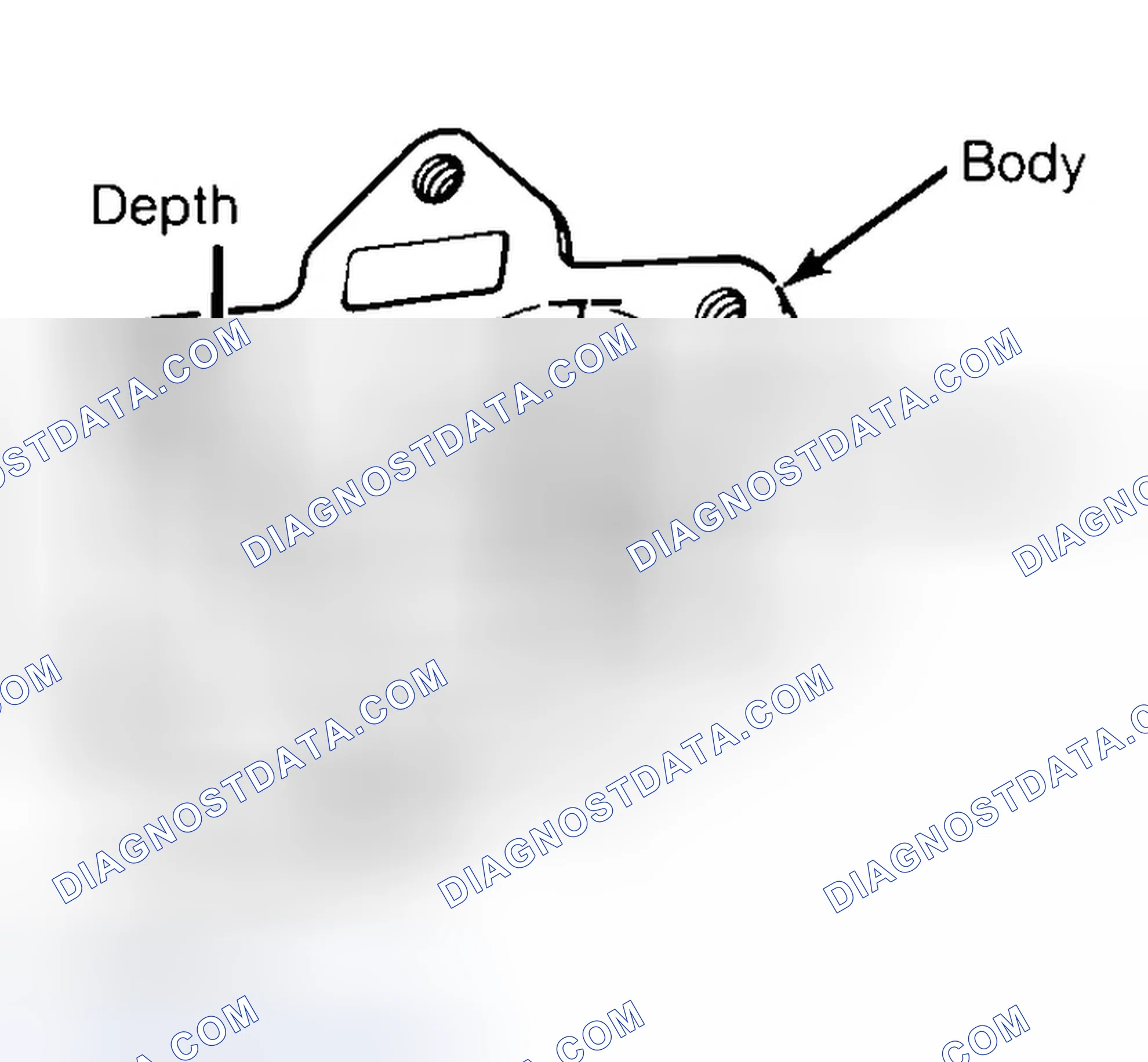 Scheme 35: Measuring Oil Pump Gear Cavity