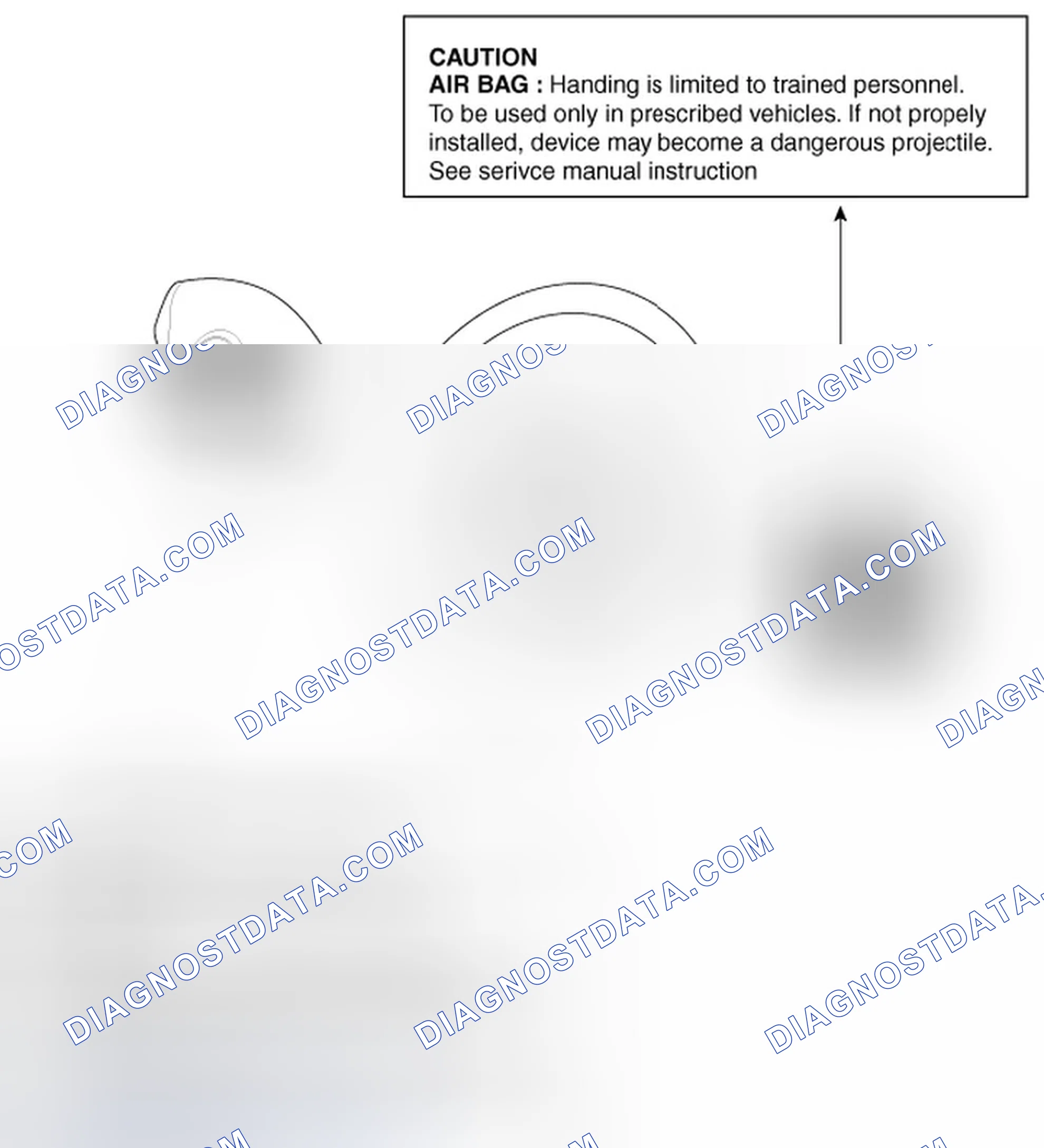 Scheme 8: AIR BAG WARNING/CAUTION LABEL