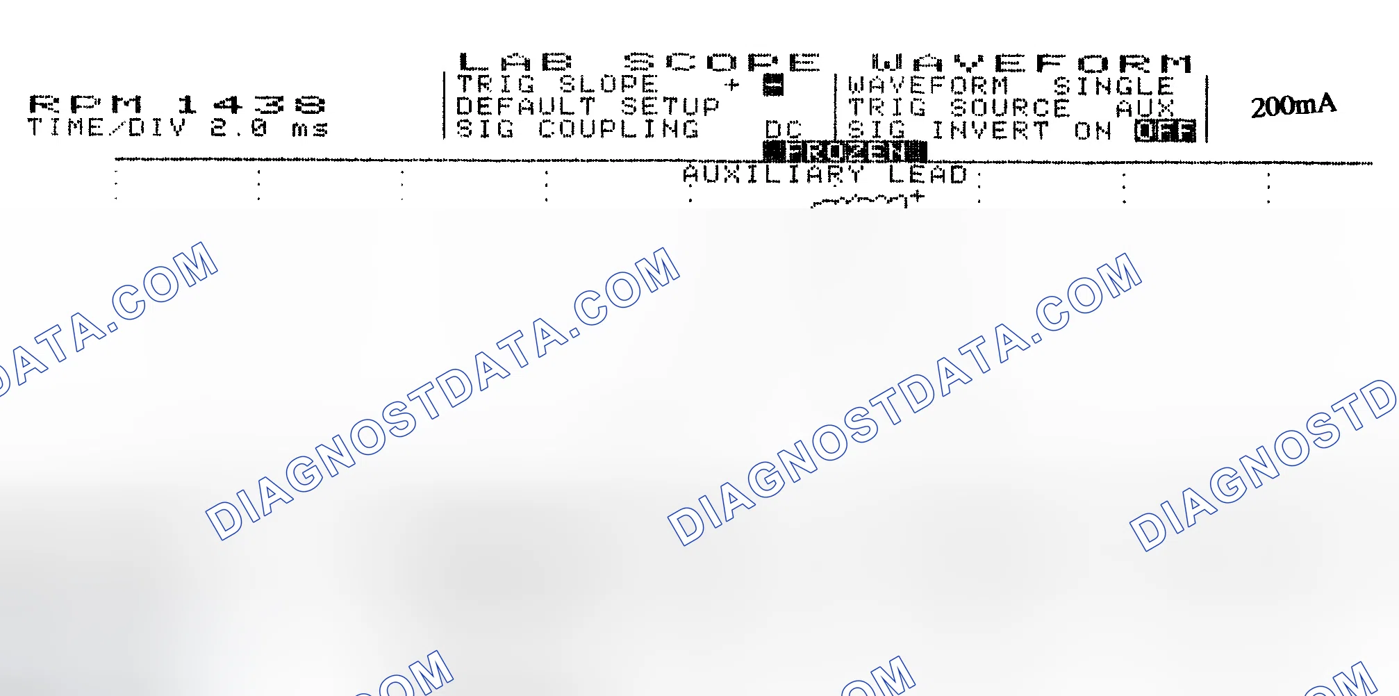 Scheme 15: Single Injector w/Normal Current Flow - Current Pattern