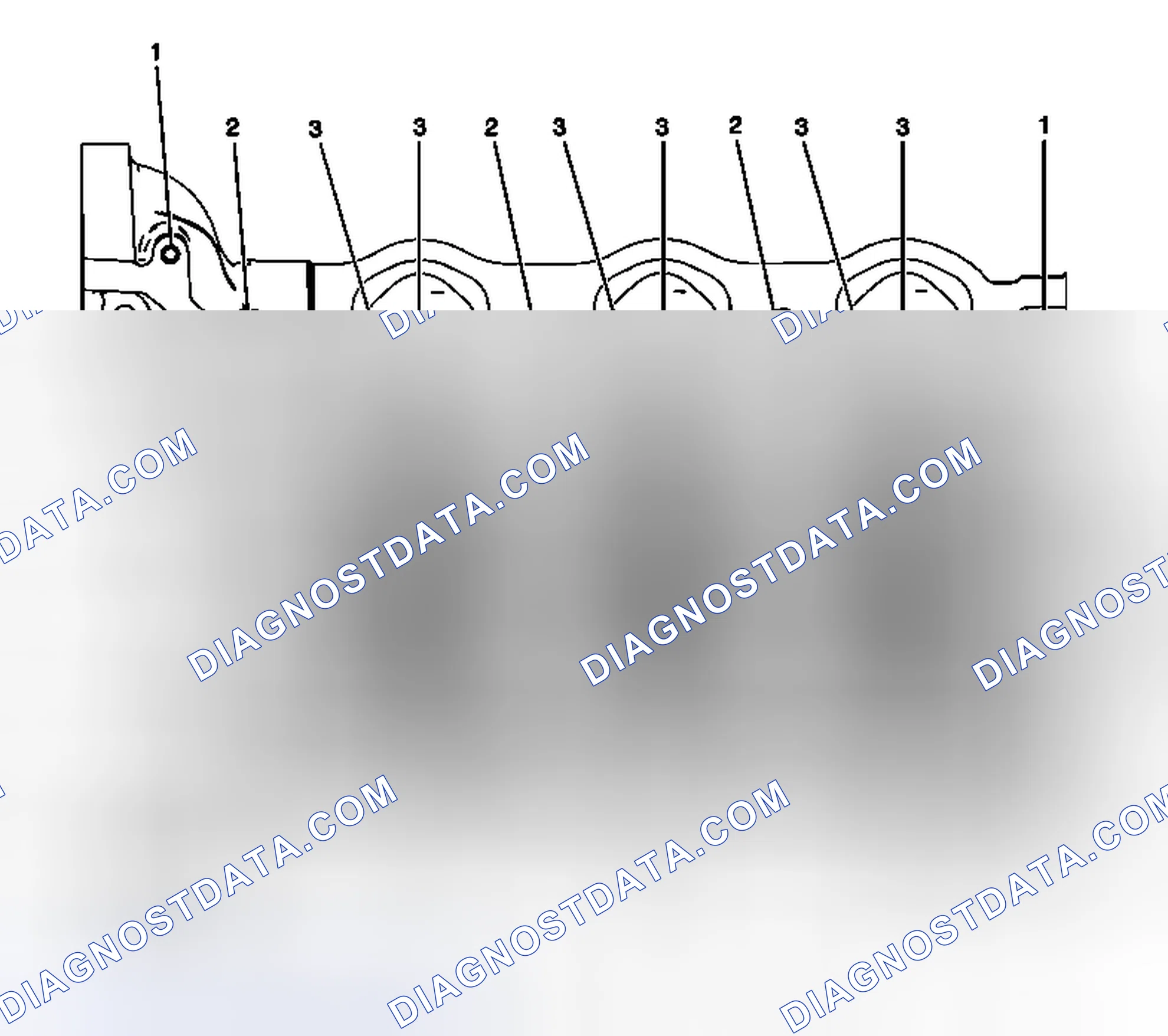Scheme 192: Left Cylinder Head Camshaft Cover Face