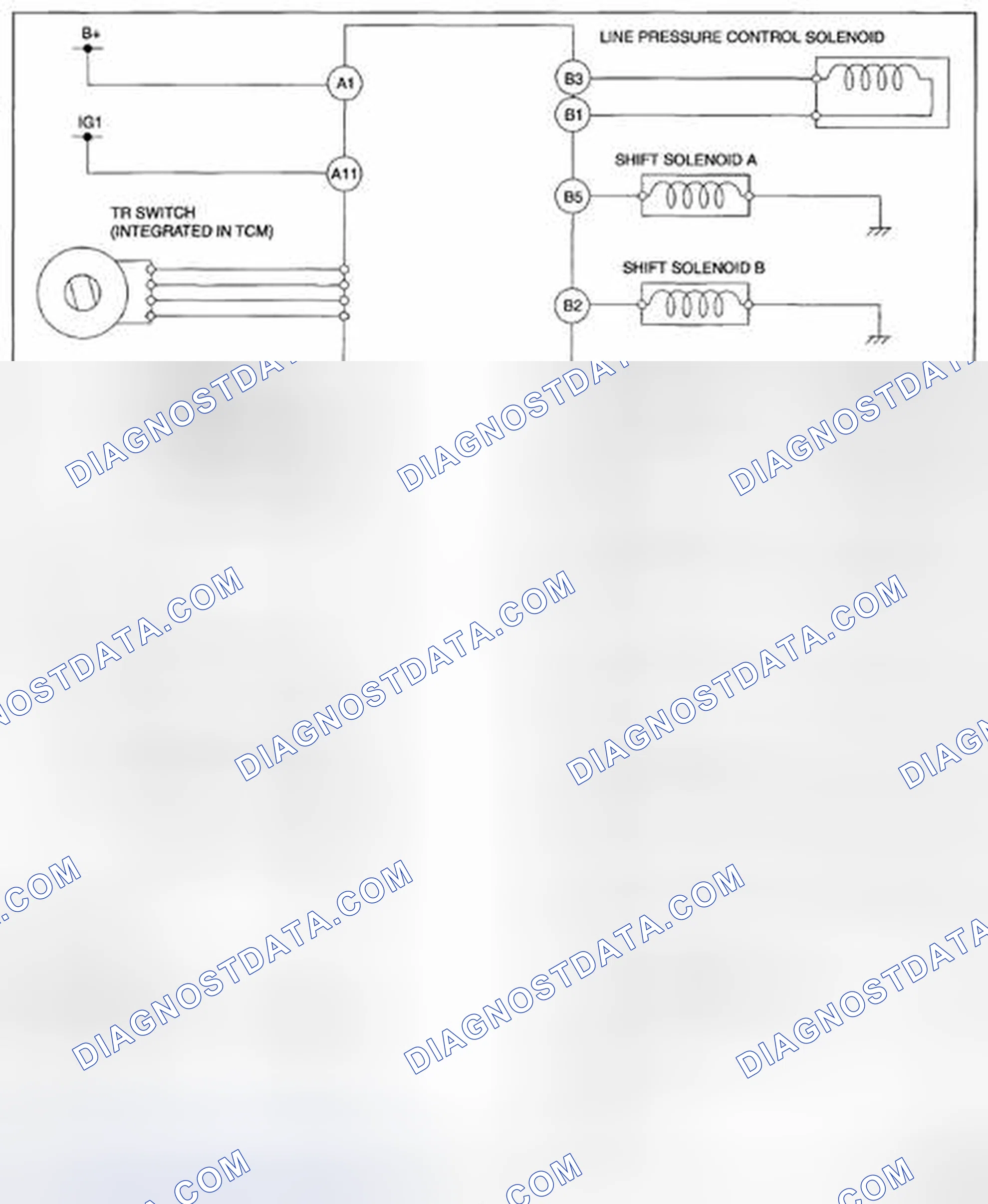 Scheme 1312: AUTOMATIC TRANSAXLE CONTROL SYSTEM WIRING DIAGRAM [AY6A-EL]