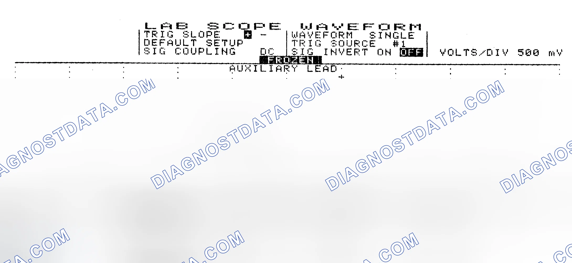 Scheme 10: Single Injector w/Excessive Current Flow - Current Pattern