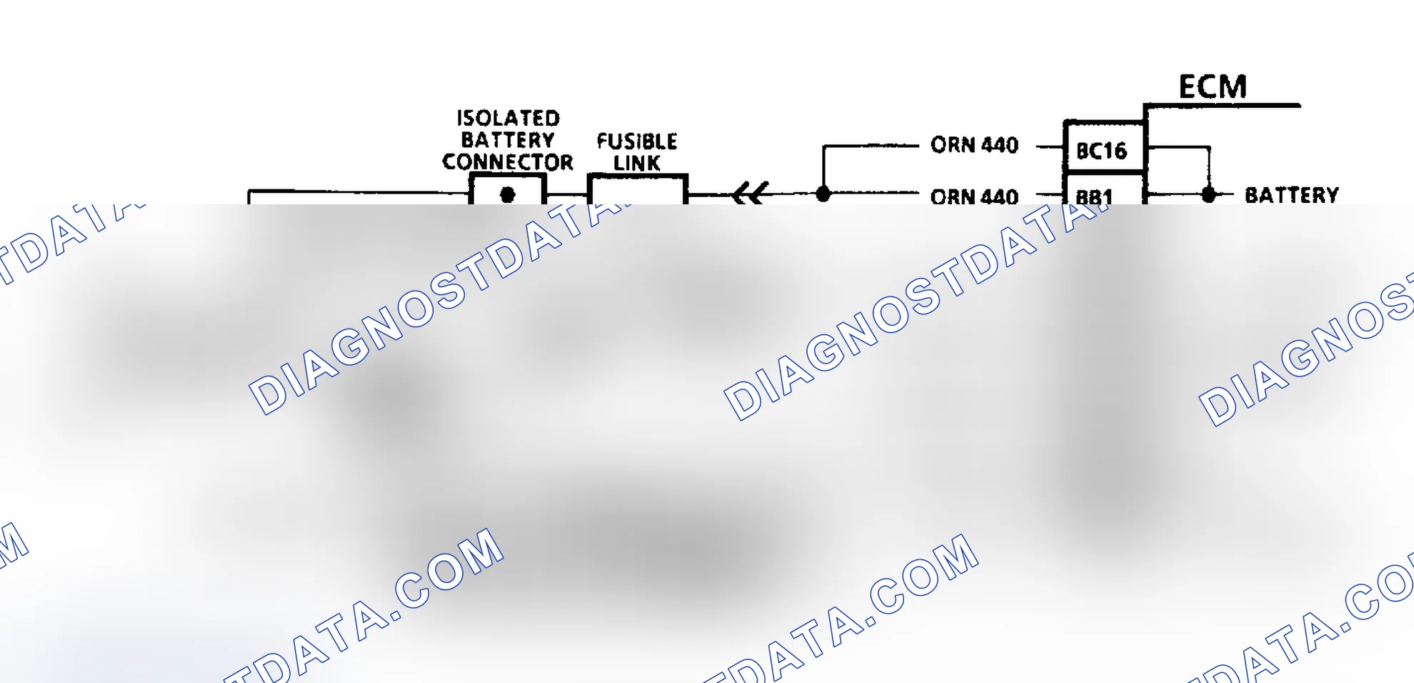 Scheme 442: Chart A2 Schematic, (3.8L "C" & "H" Bodies) Won't Flash Code 12 "Service Engine Soon" Light On