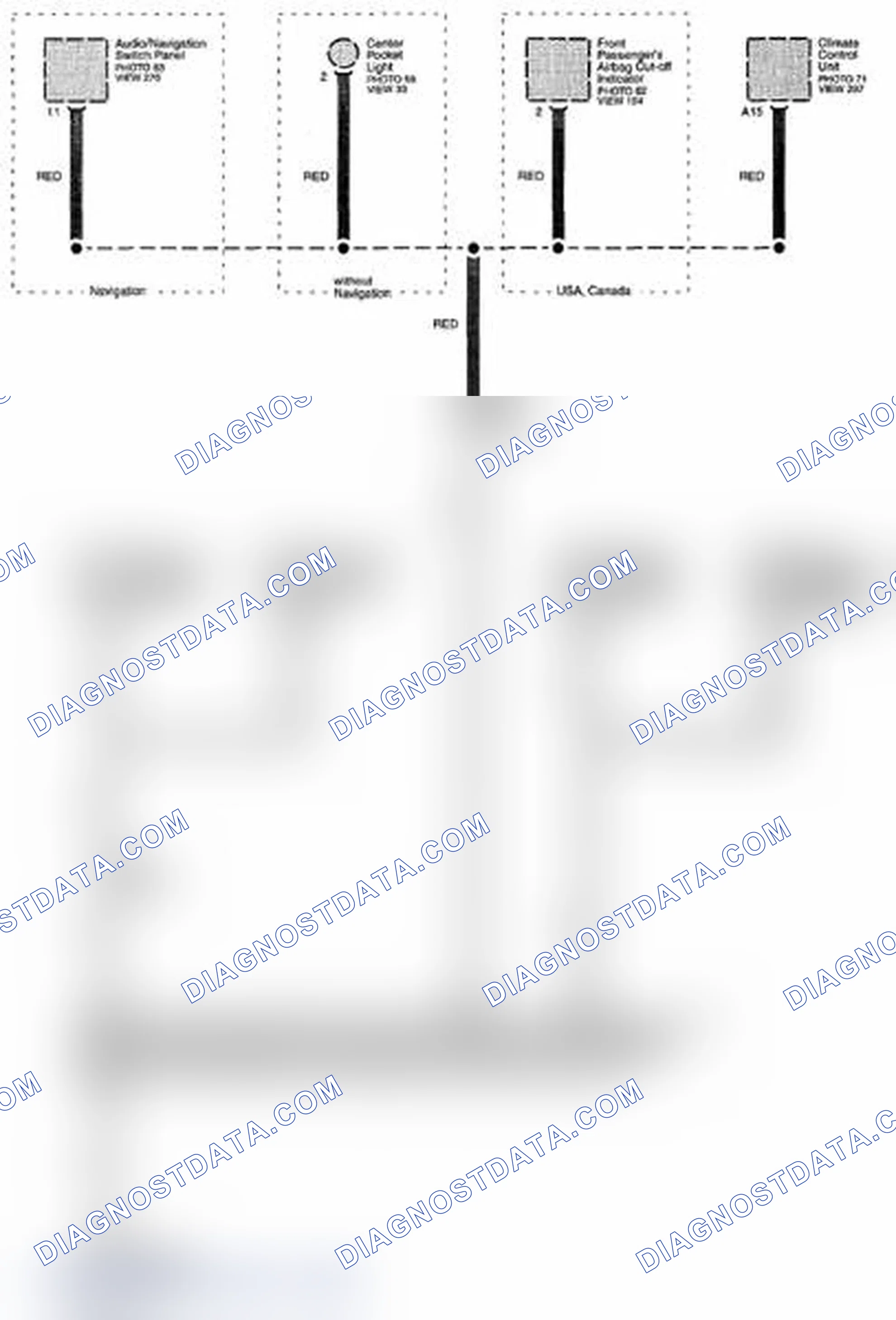Scheme 131: Illumination (Negative) Circuit Diagram - LEDs (Page 15-9)