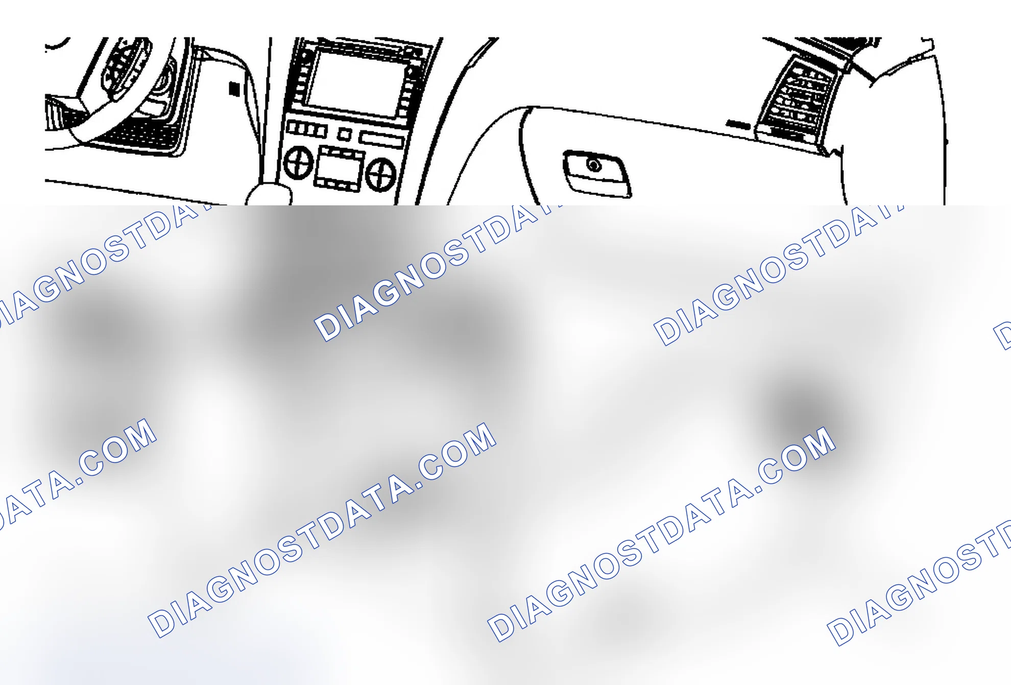 Scheme 164: Front Floor Console Extension Panel Replacement - Right Side (Traverse)