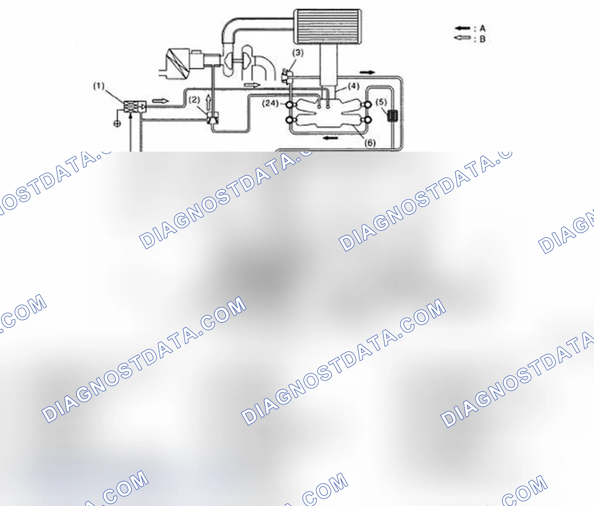 Scheme 133: Identifying Fuel Line And Evaporation Fuel Line And Flow Diagram
