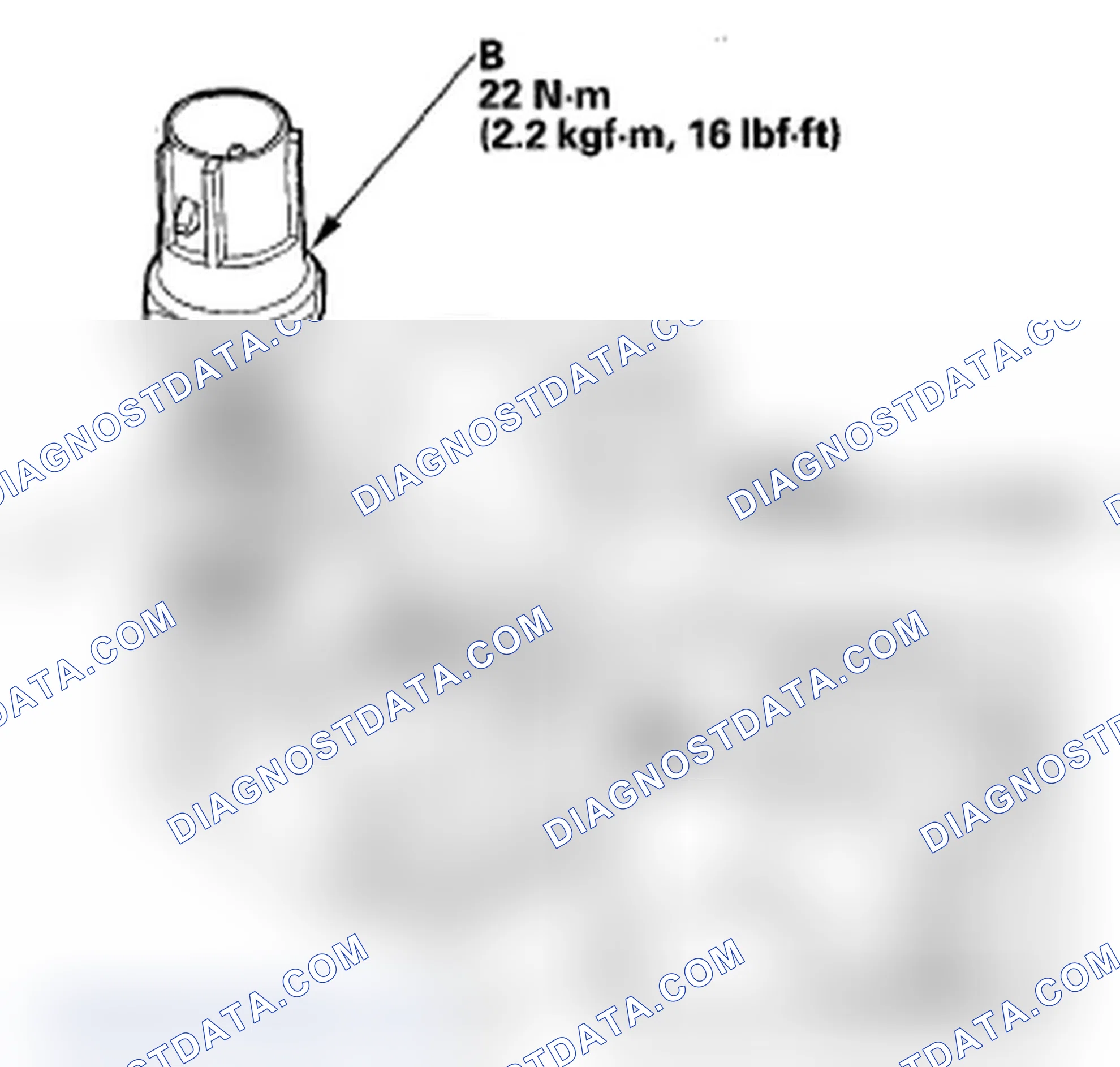 Scheme 260: Rocker Arm Oil Pressure Switch (VTEC Oil Pressure Switch) Removal/Installation