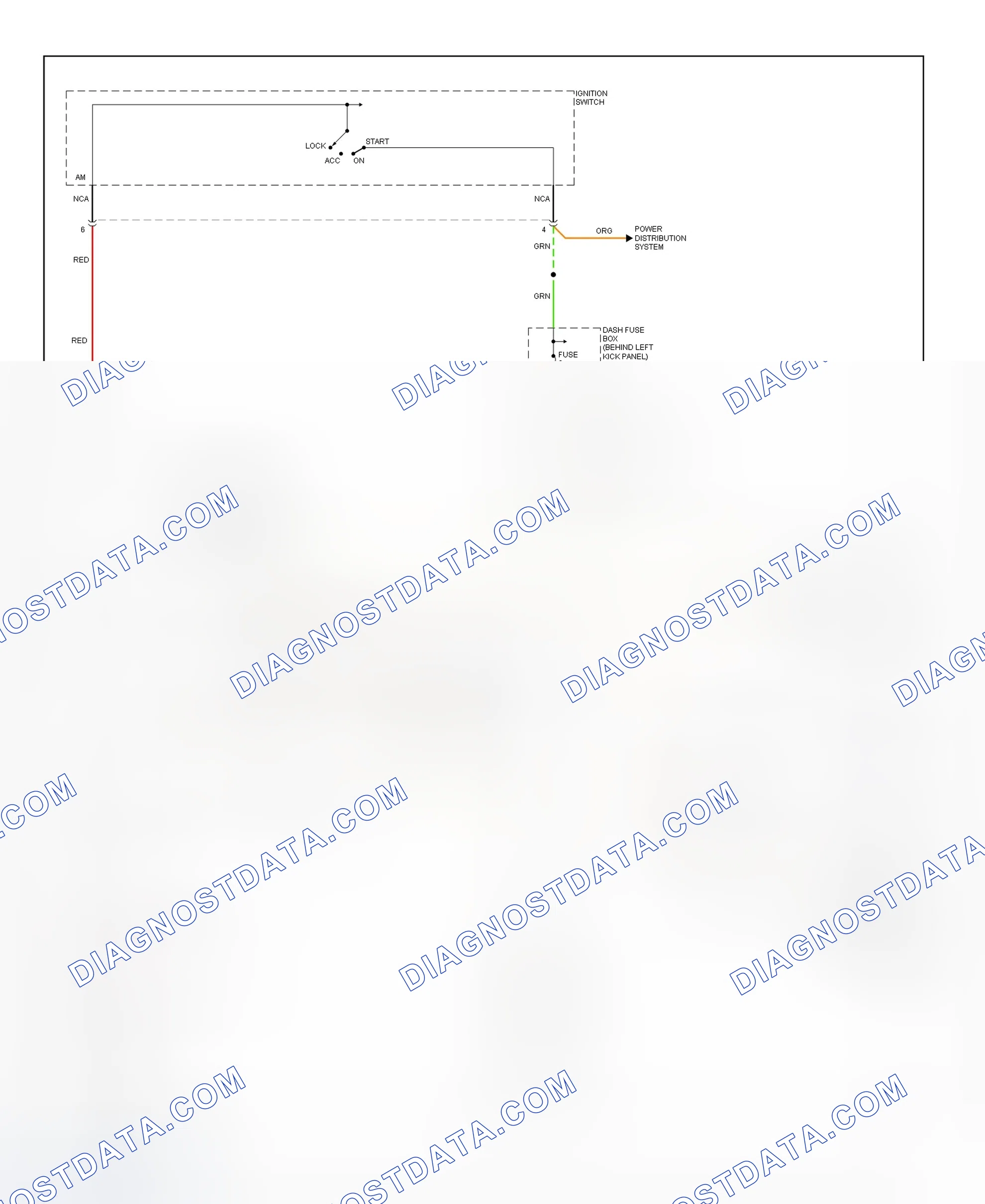 Scheme 1: Charging System Wiring Diagram (Accent)