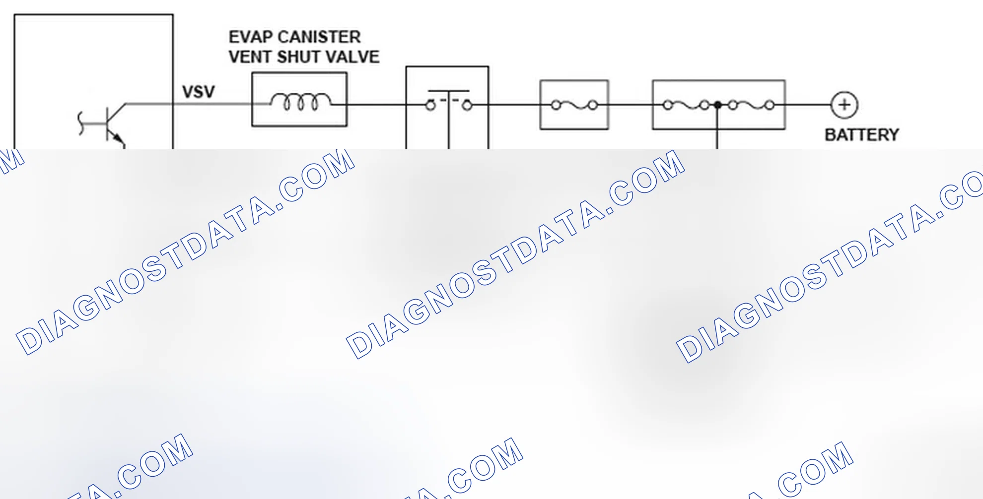 Scheme 204: Evaporative Emission (EVAP) Canister Vent Shut Valve Circuit Diagram