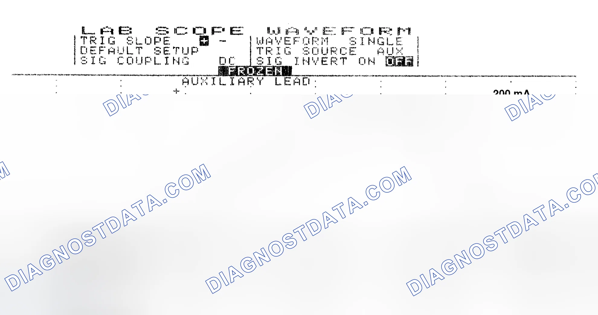Scheme 13: Single Injector w/Normal Current Flow - Current Pattern