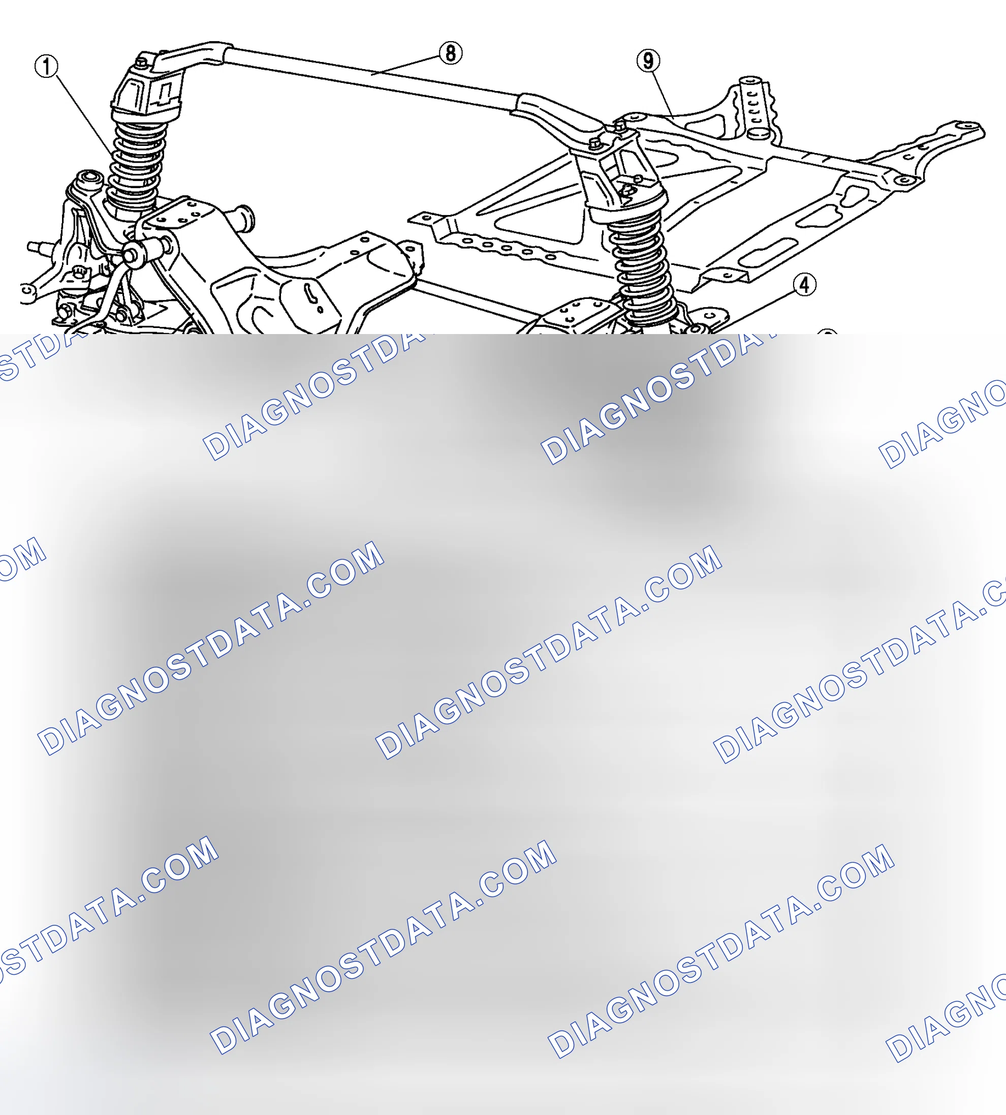 Scheme 2: FRONT SUSPENSION LOCATION INDEX
