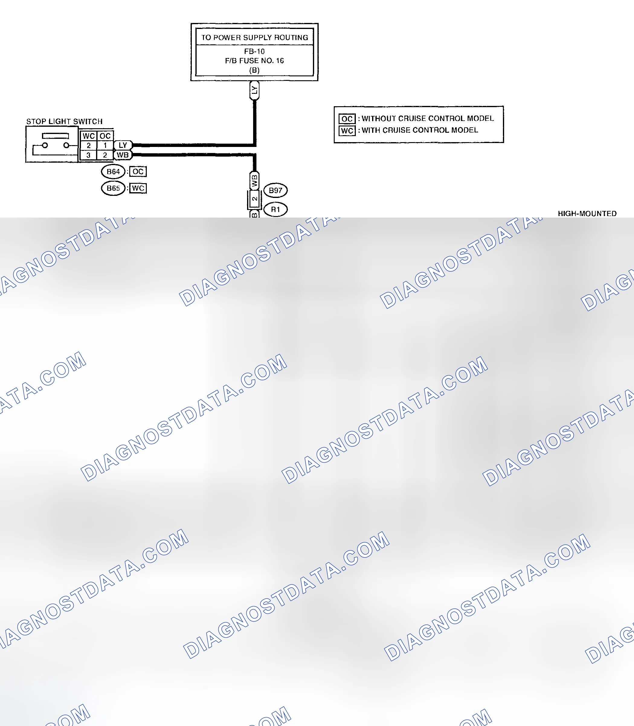 Scheme 87: Stop Light Schematic (Sedan Model)