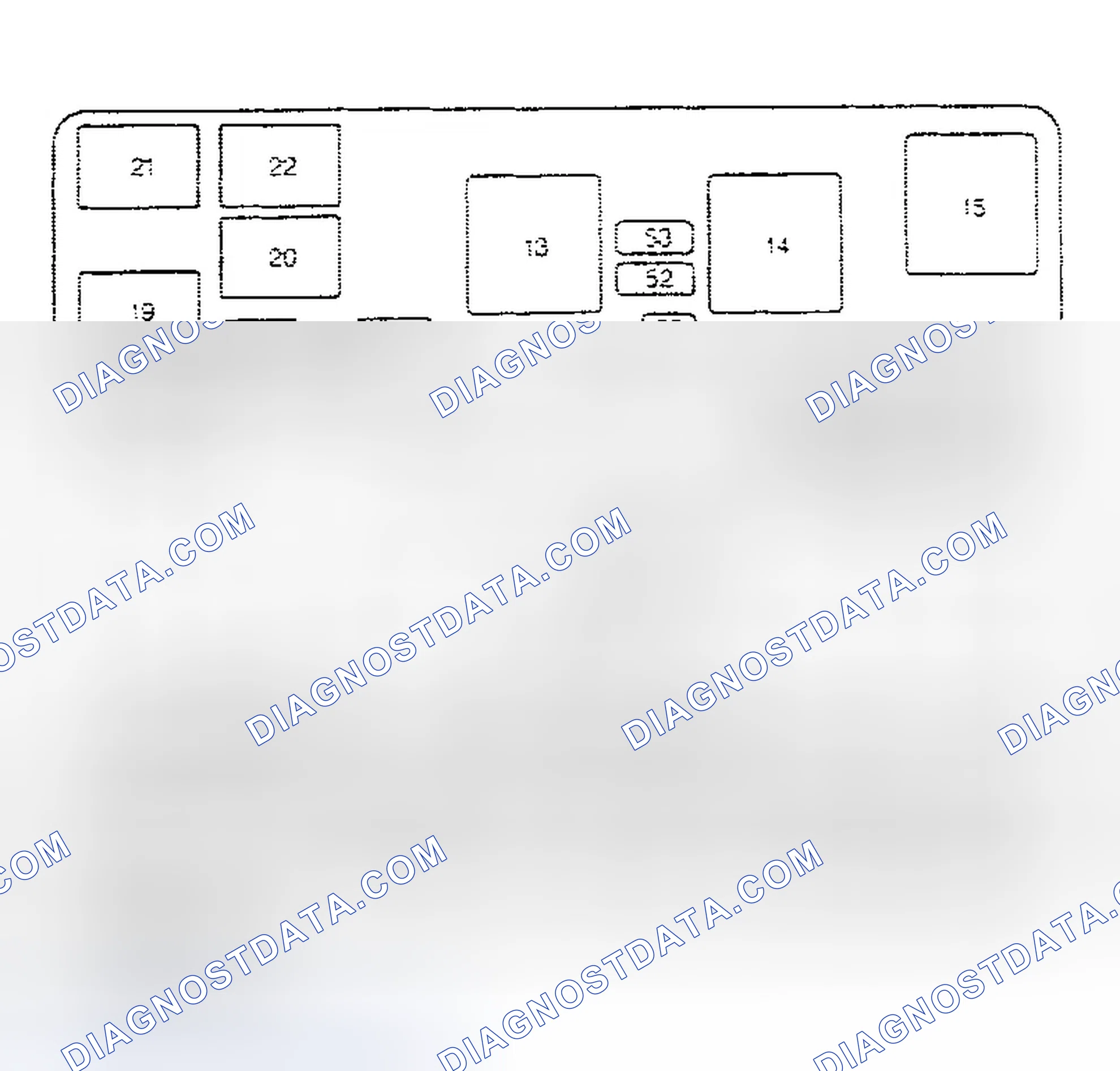 Scheme 3: ENGINE COMPARTMENT FUSE BLOCK IDENTIFICATION
