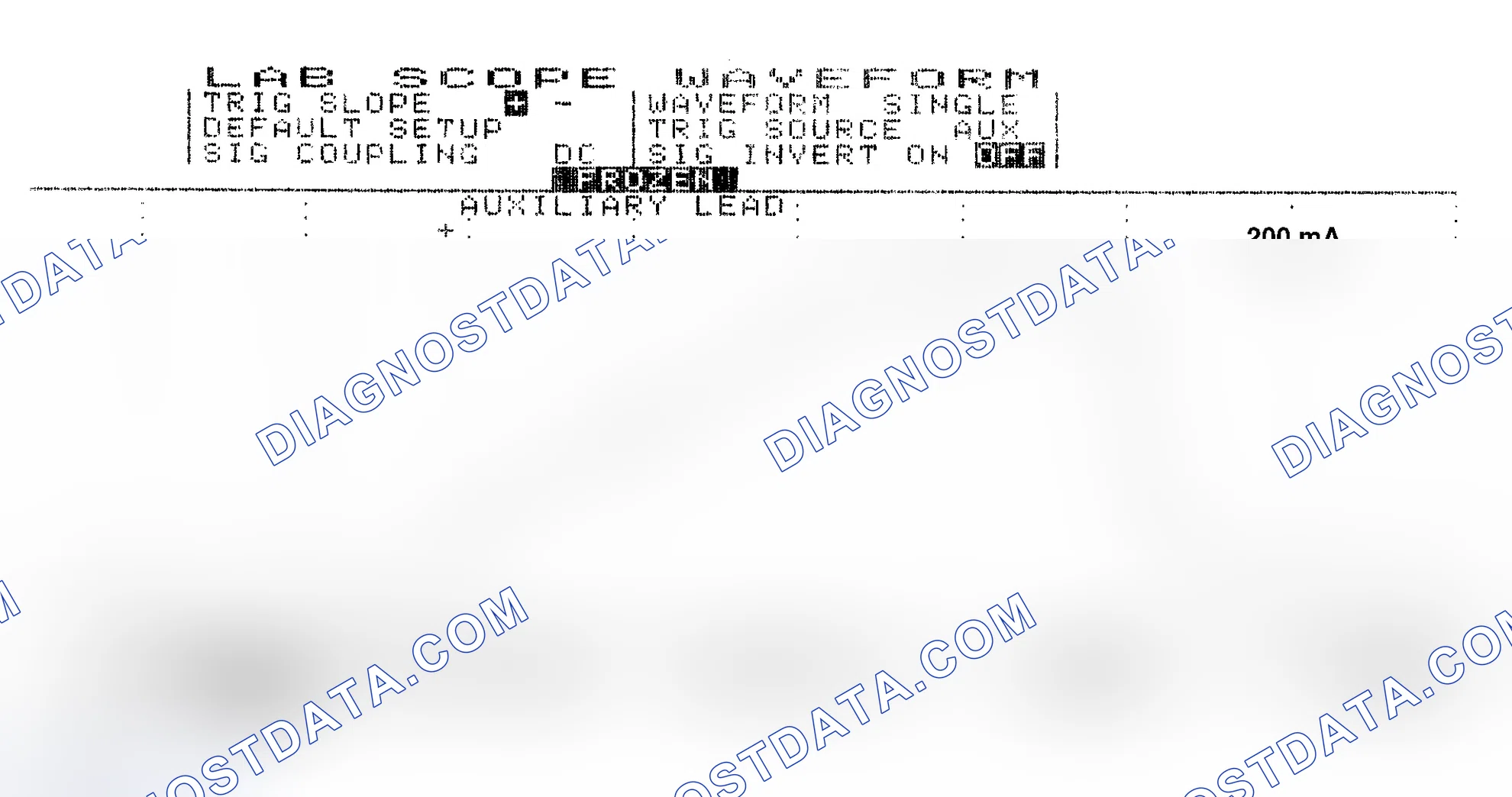 Scheme 13: Single Injector w/Normal Current Flow - Current Pattern