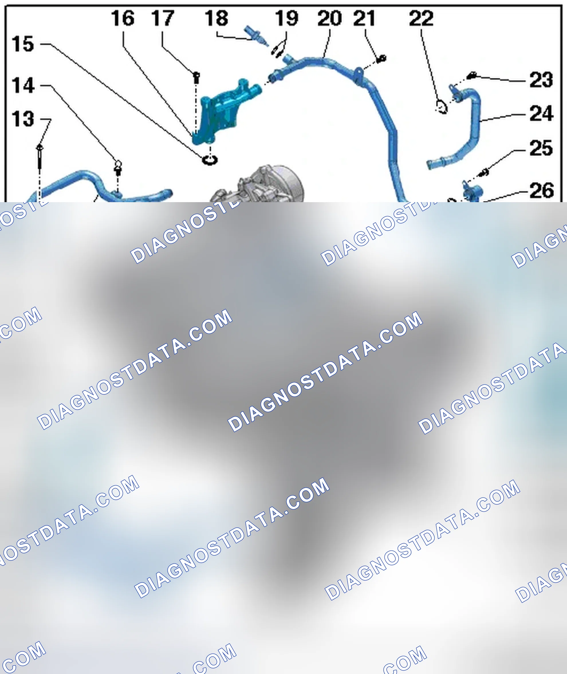 Scheme 70: COOLANT PIPES OVERVIEW