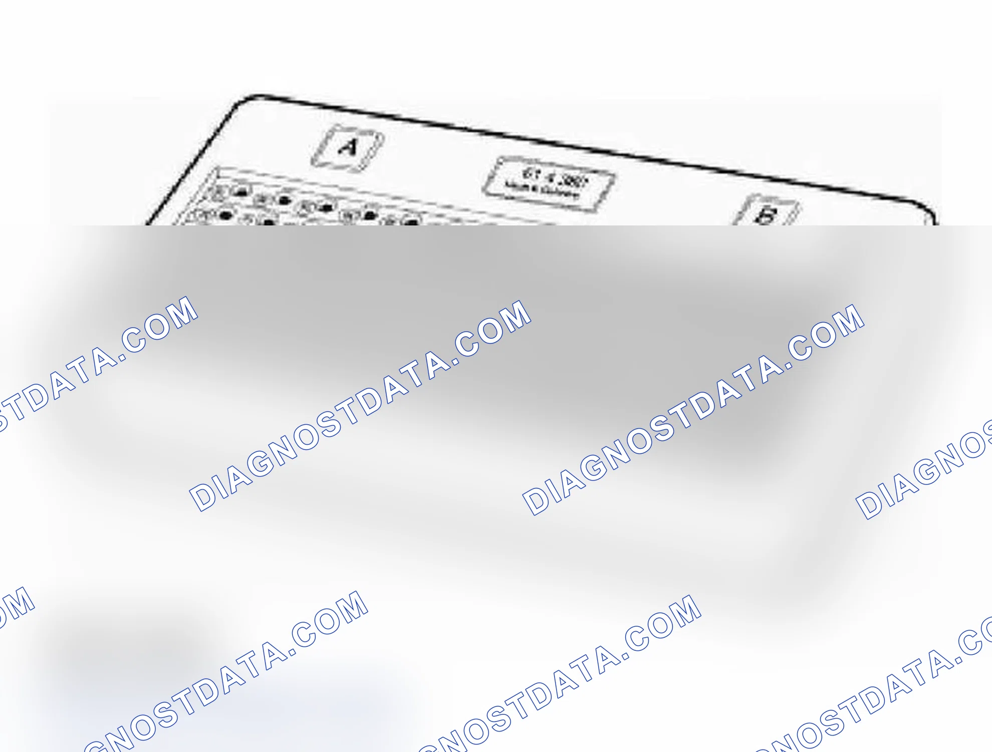 Scheme 22: 61 4 380 Measuring box, 105-pin, complete